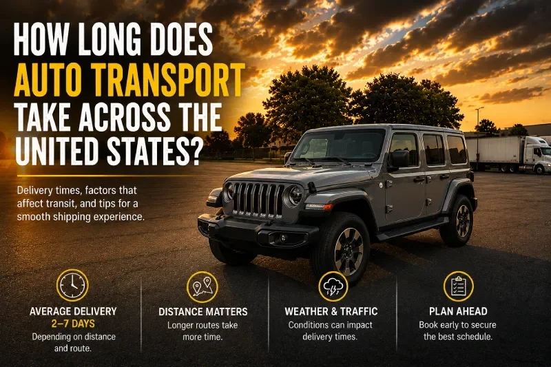 How Long Does Auto Transport Take Across the United States?