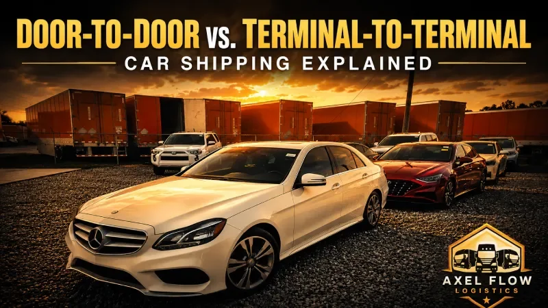 Door-to-Door vs. Terminal-to-Terminal Car Shipping Explained
