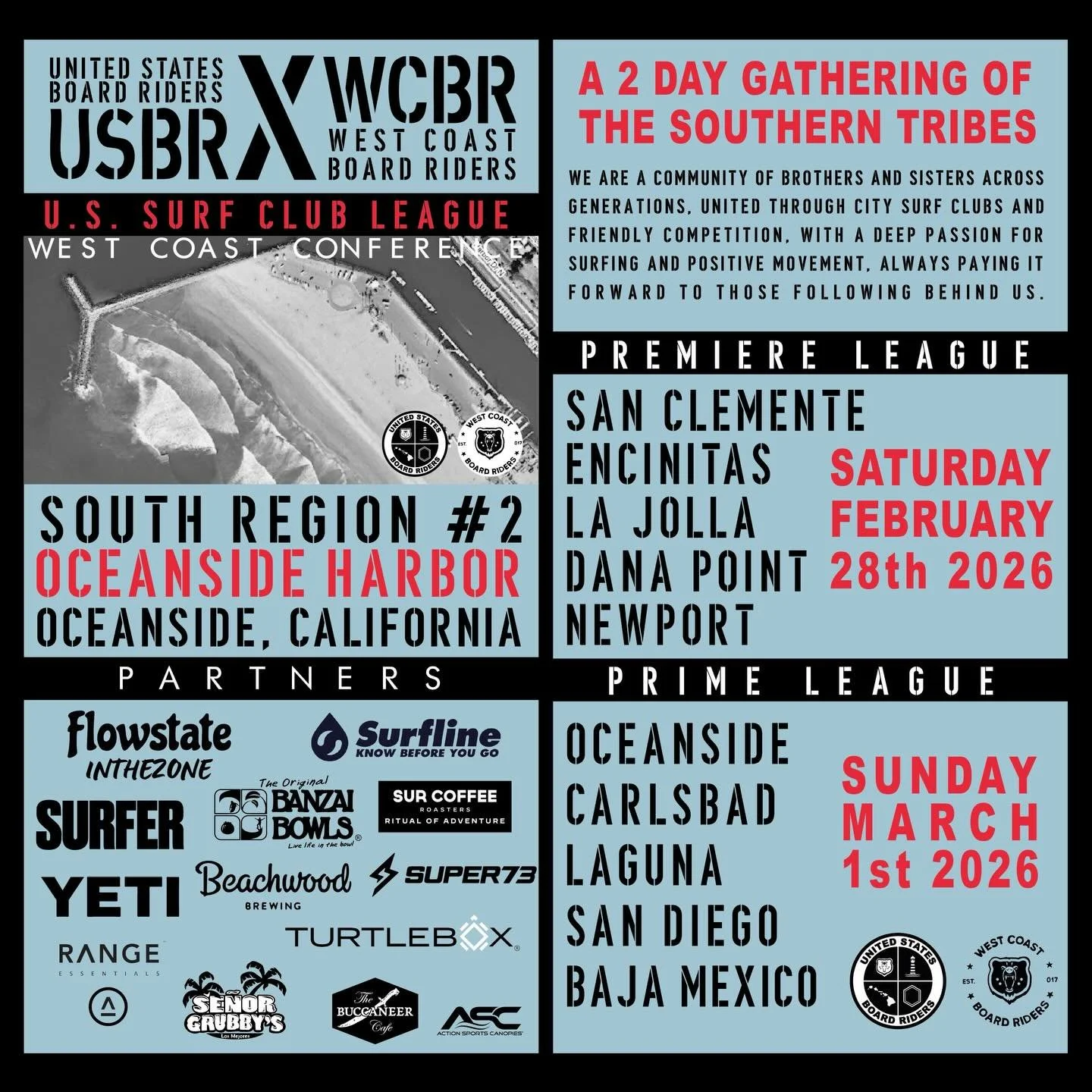 THIS WEEKEND! Sunday March 1st Event #2 of @west_coast_board_riders At Oceanside Harbor. The SDBR crew got 2nd in event #1 and we&rsquo;re looking to do one better. Excited for a fun day at the beach Sunday! Come down and hang if you&rsquo;re around!