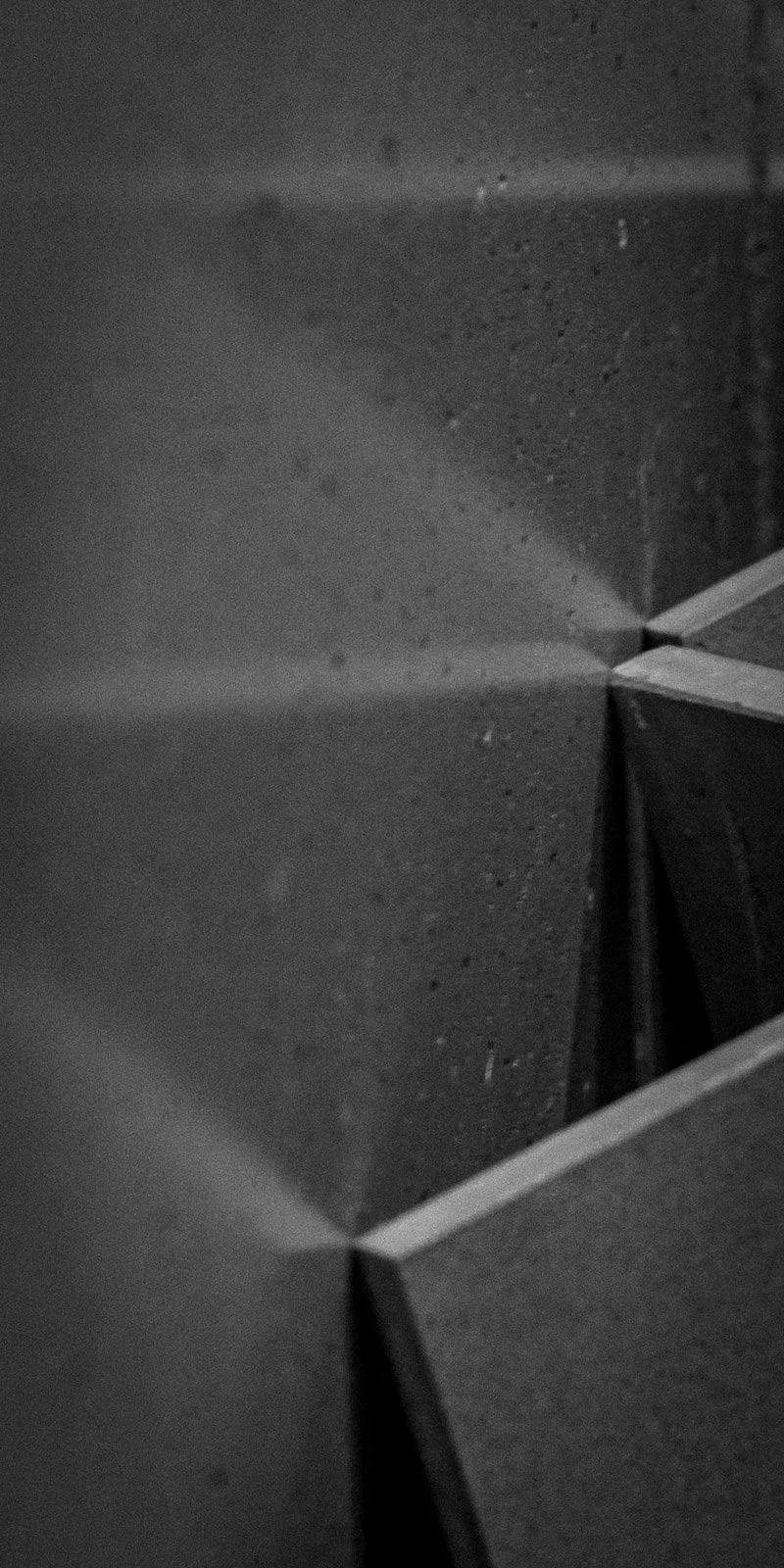 Angular architectural concrete wall panel geometry detail by The Concrete Anomaly