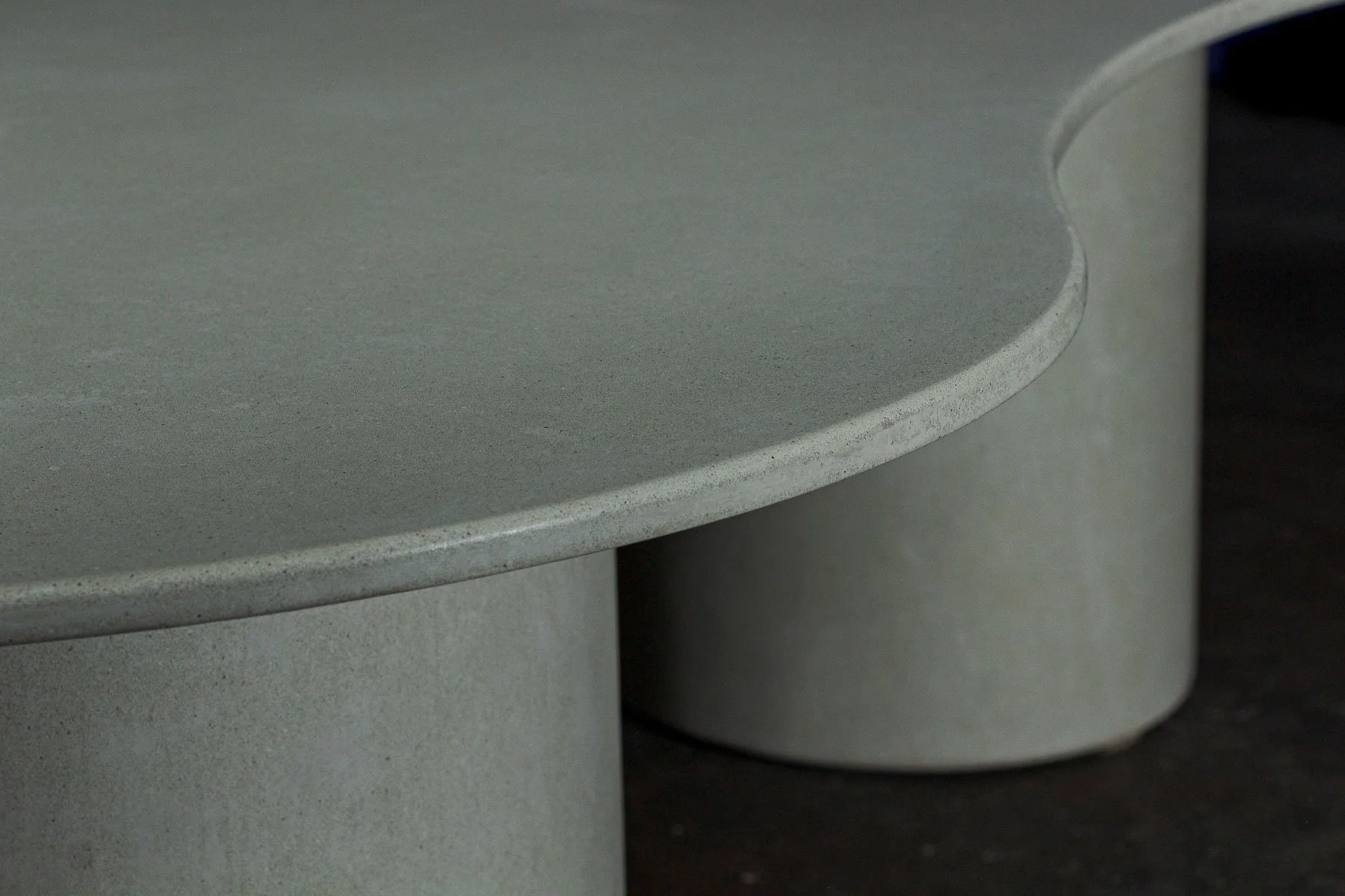 A restrained material study highlighting the softened edge profile, mineral surface variation, and architectural calm developed throughout OVALATION ONE.