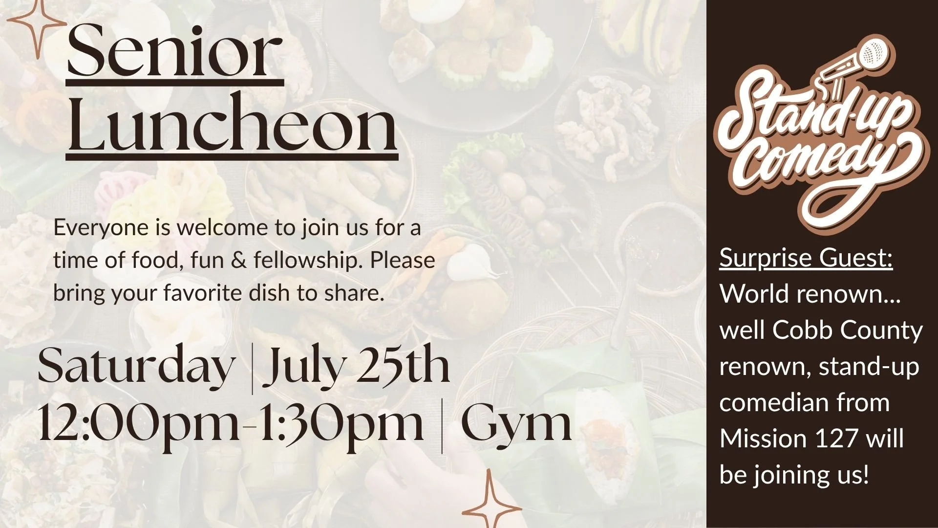Senior Adult Luncheon