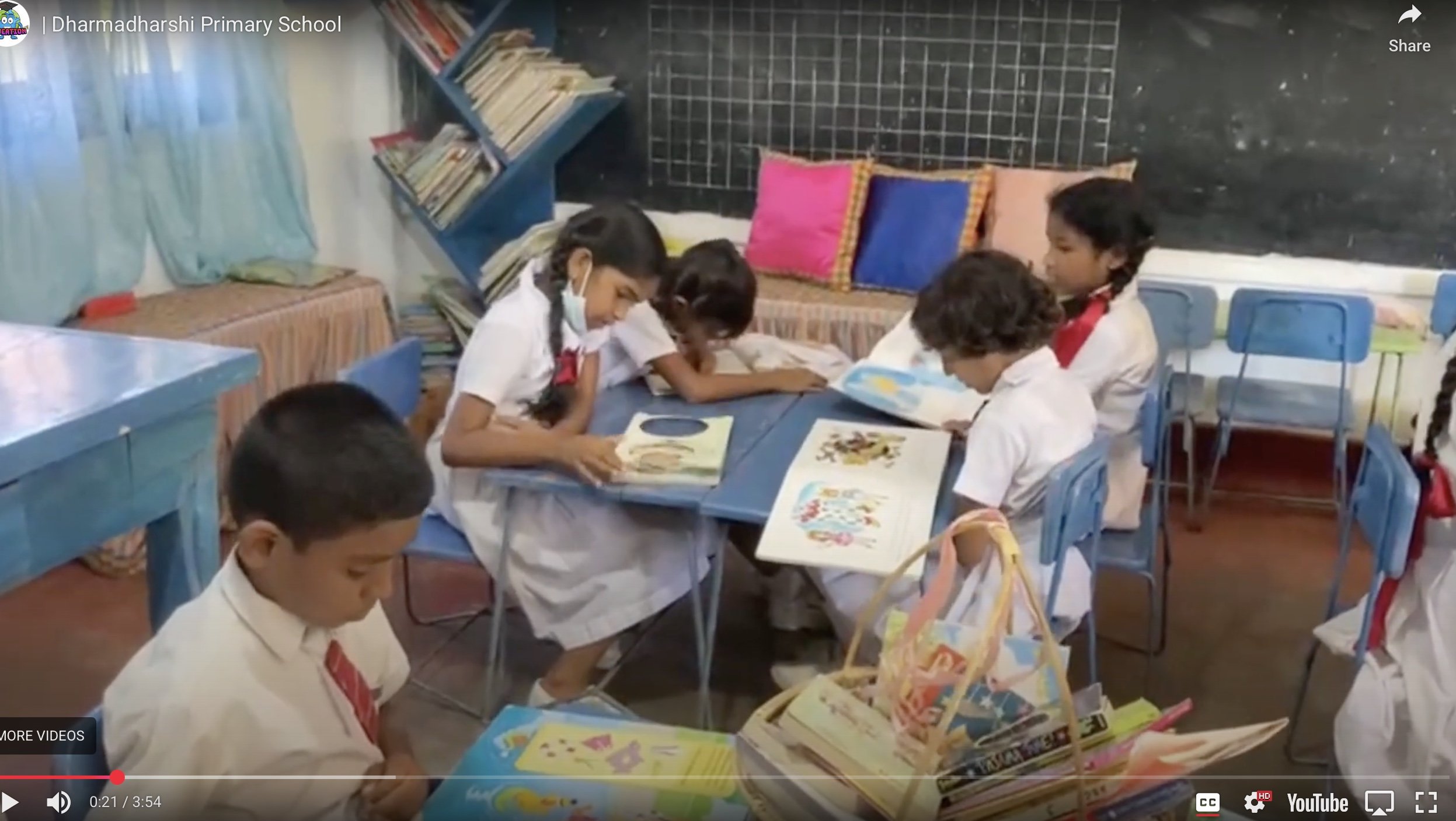 Dharmadharshi Primary School sends Video with Appreciation