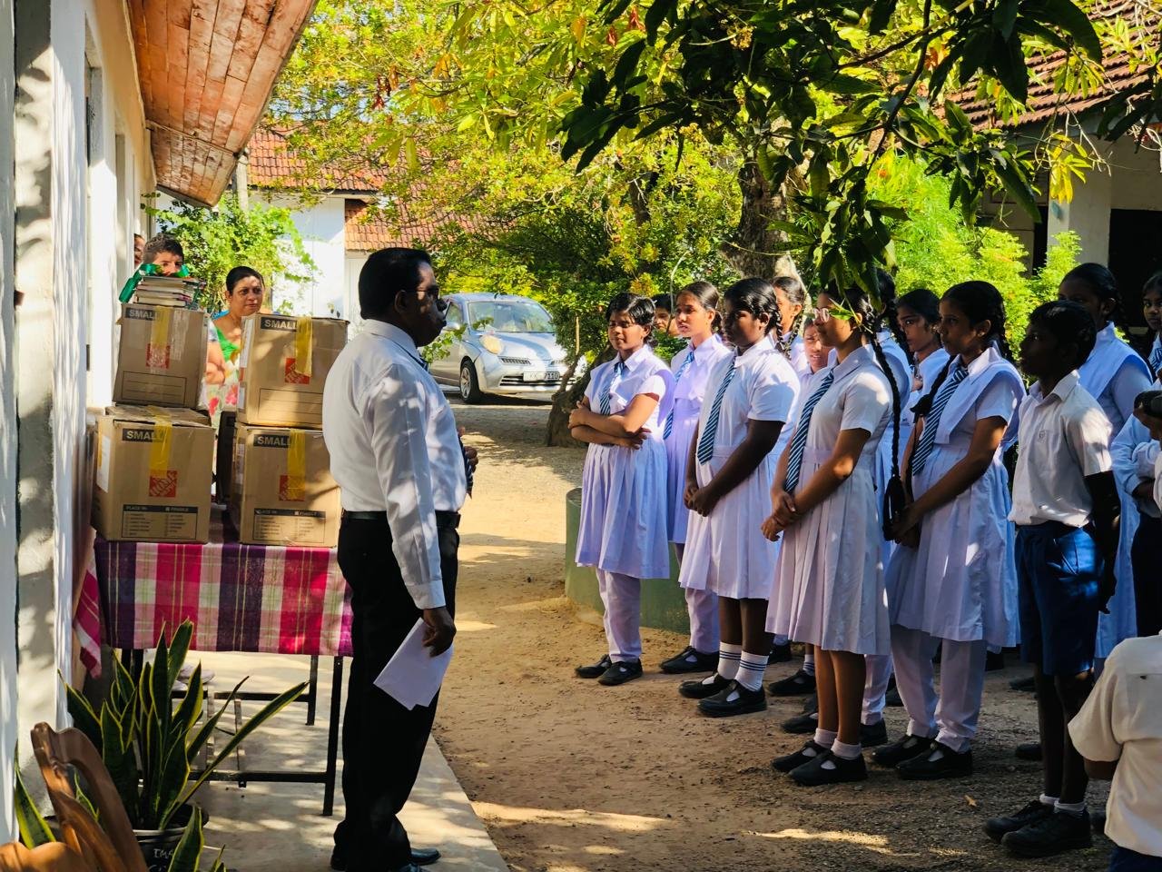 Olocot Maha Vidyalaya - Galle School Receives Our Books!