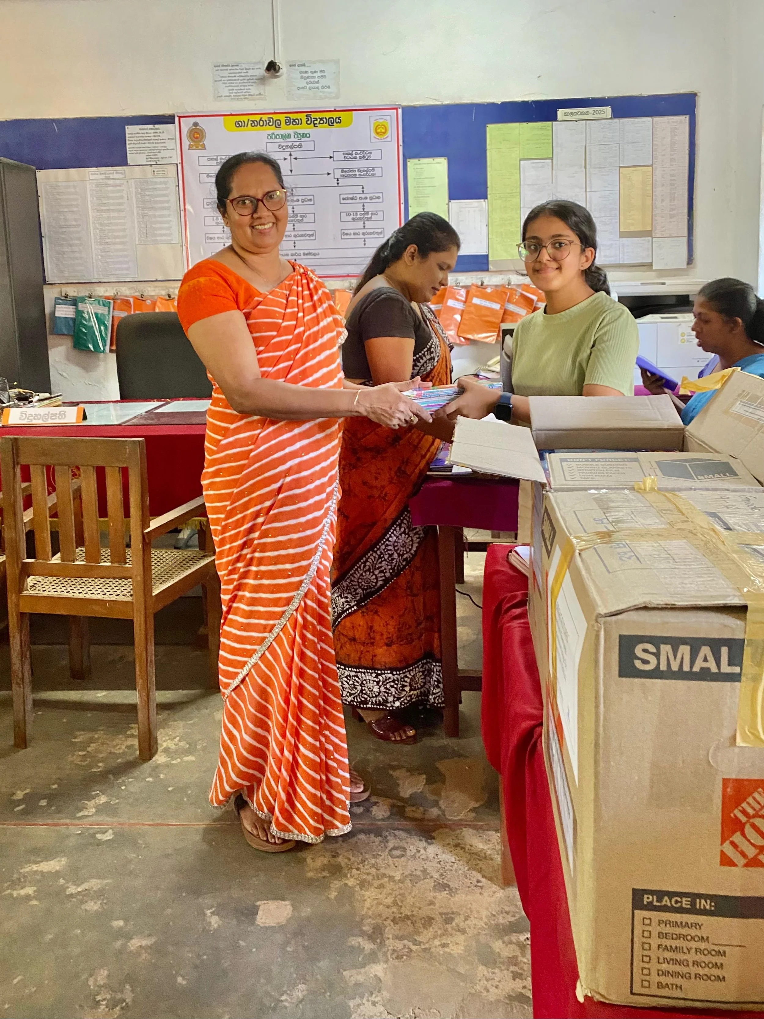 Books Arrive at Kithulampitiya Ananda Maha Vidyalaya School &amp; Narawala Maha Vidyalaya -Galle