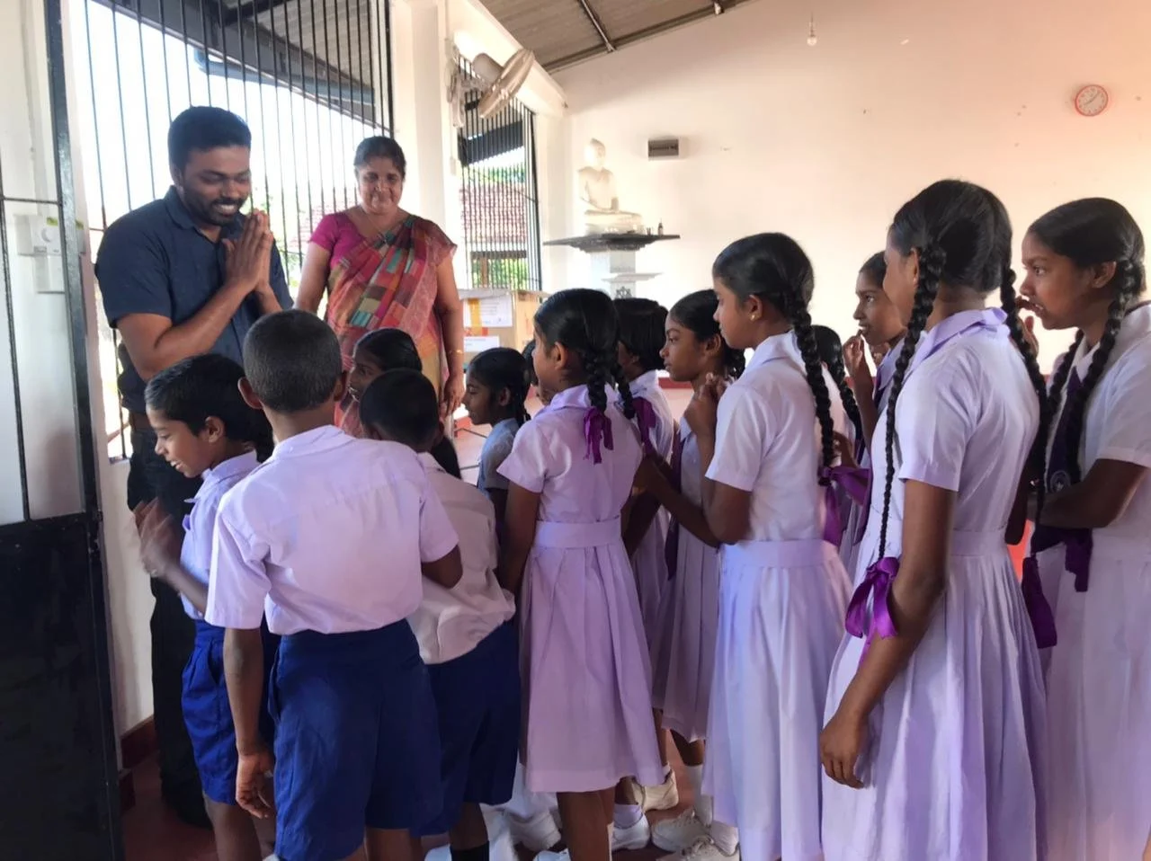 Our Books Finding a New Home at the Welideniya Kanishta Vidyalaya, Galle School