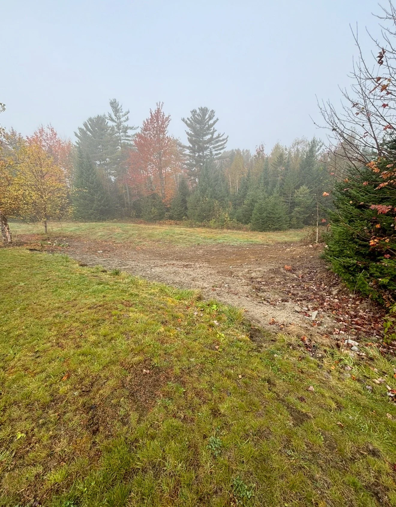 Before  - Topsoil, insulation and Grading 