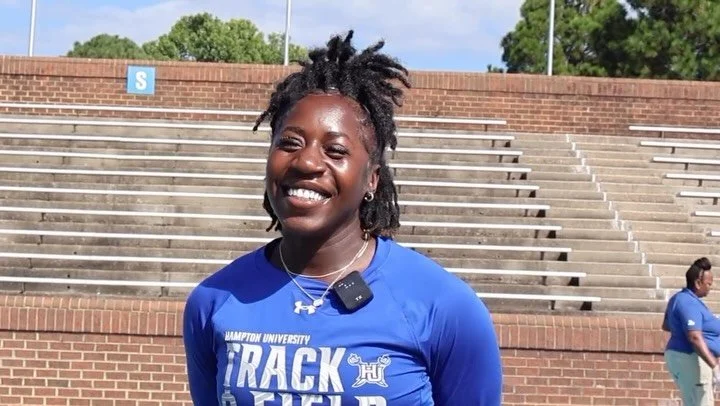 ‘s Brooklyn Miller ( @brooklynnmillertv ) delivers an introductory package on the ladies on Hampton University’s Track & Field Team.