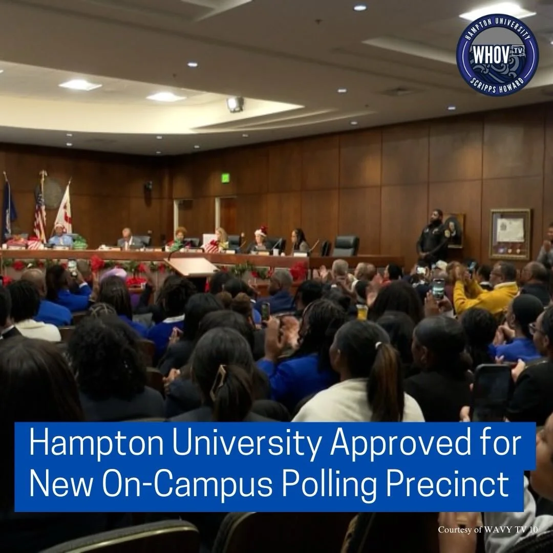 On Wednesday night, Hampton City Council officially approved a new polling precinct on Hampton University&rsquo;s campus. The University Convocation Center will become the designated voting site for HU students, replacing Phoebus High School as the c