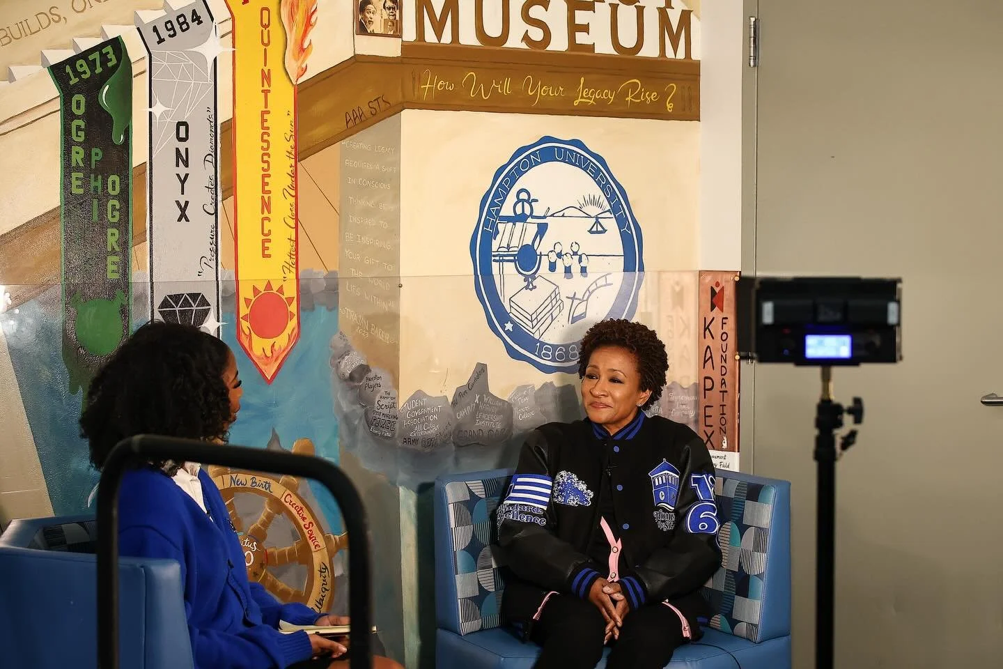 &rsquo;s Auryanna Ascue (@auryannaaa_tv) recently sat down with Hampton University alumna Wanda Sykes (@iamwandasykes) for an exclusive interview. We&rsquo;d like to extend our heartfelt thanks to Ms. Sykes for taking the time to speak with us. 💙

T