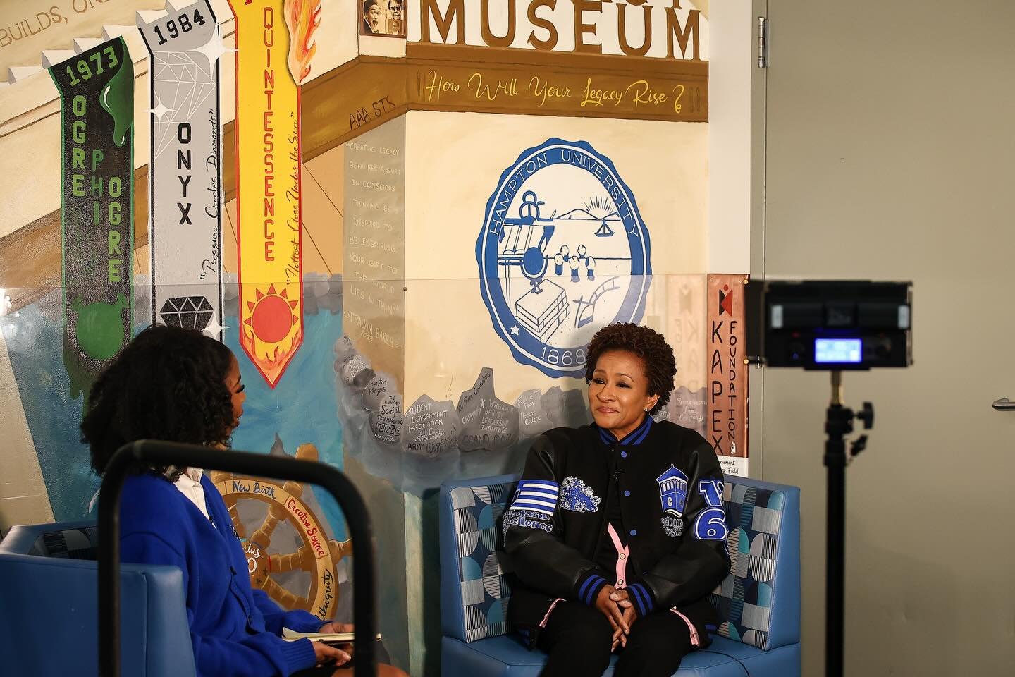 &rsquo;s Auryanna Ascue (@auryannaaa_tv) recently sat down with Hampton University alumna Wanda Sykes (@iamwandasykes) for an exclusive interview. We&rsquo;d like to extend our heartfelt thanks to Ms. Sykes for taking the time to speak with us. 💙

T