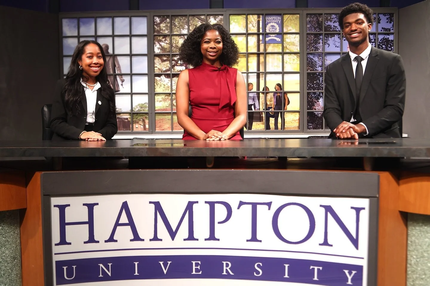 Thank you to Meiko Harris-Sivells and Jaden Watson for coming out to speak about their campaign as they vie for SGA 81st President. 💙⚓️

It was a great conversation about their plans and what&rsquo;s in store for Hampton University&rsquo;s future!

