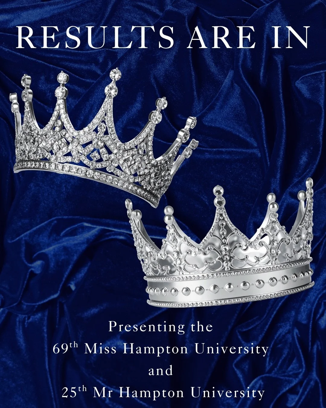 👑 Presenting the 69th Miss Hampton University and 25th Mr Hampton University👑 

Congratulations to Zoe Duncan, a third-year strategic communication major with a minor in political science from Charlotte, North Carolina on being crowned the 69th Mis