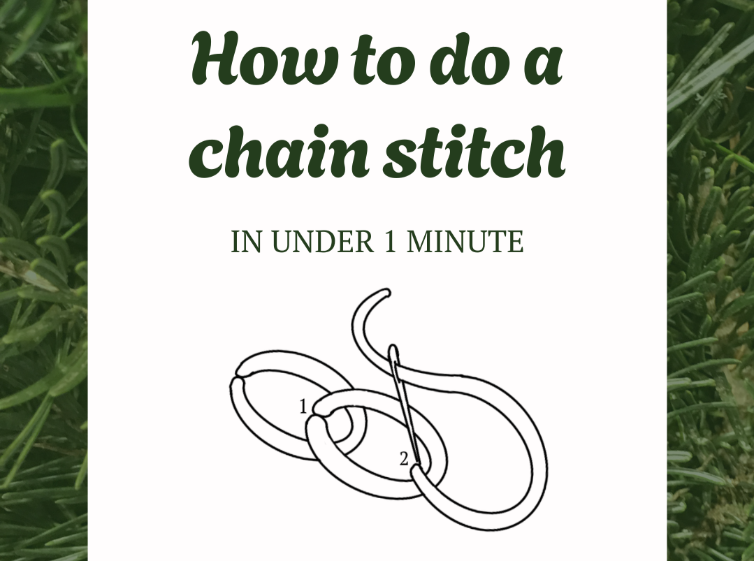 How to Do a Chain Stitch in Embroidery (Step-by-Step Tutorial)