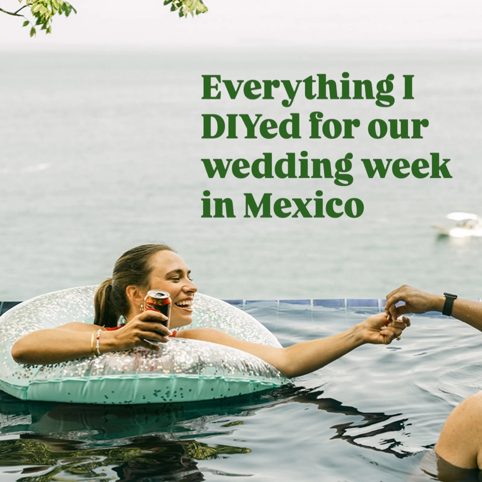 Would I recommend hand-making this many things for your own wedding? Debatable. Would I do it all again? Yeah, prob. 

Over our 5-day wedding week in Mexico, we had themed days, 50-something people staying together, lots of time by the pool, and plen