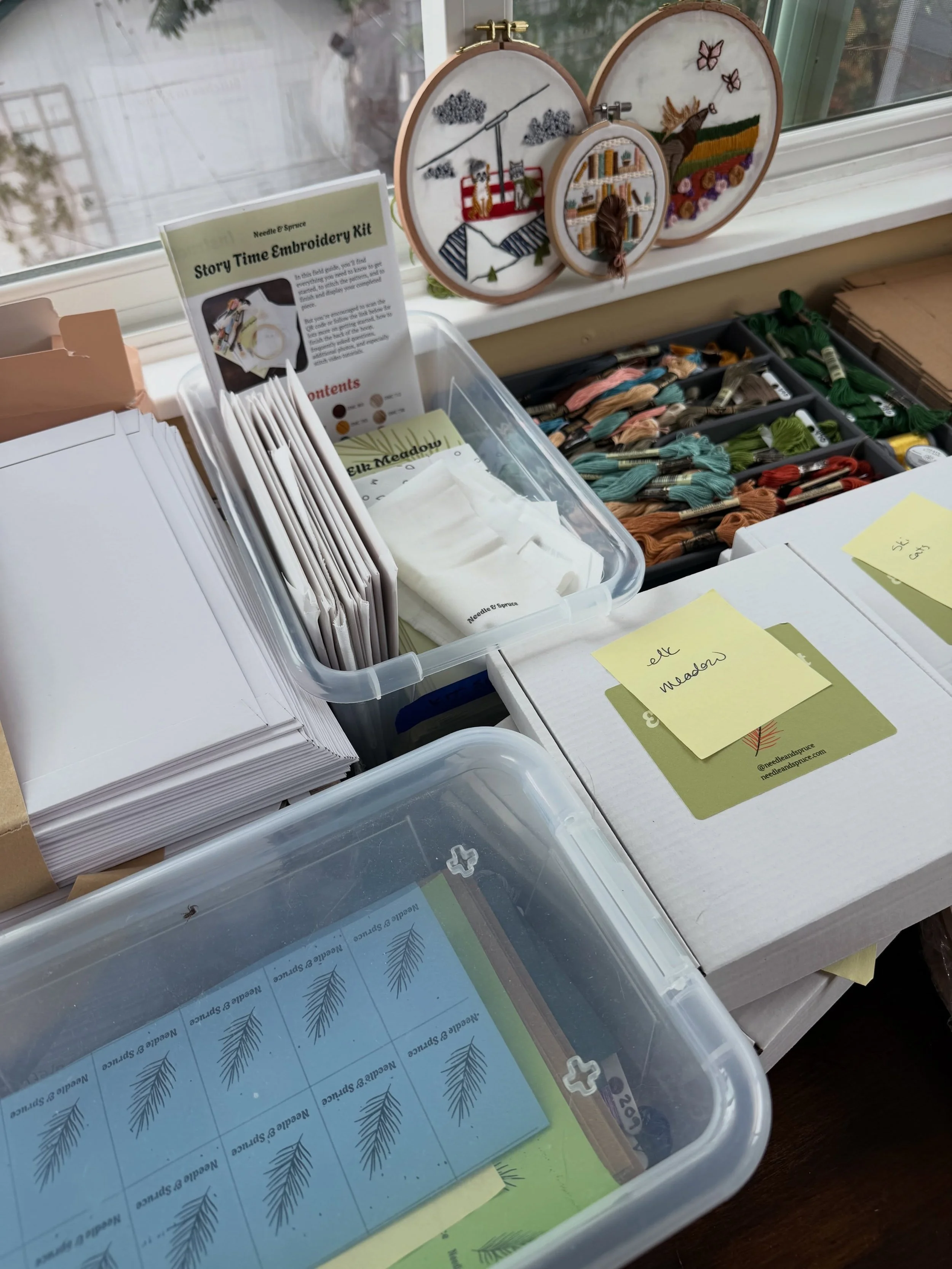 Today&rsquo;s agenda involves literally taking stock: figuring out what&rsquo;s still here, what needs restocking, and what I want to bring back for fall and the holidays.

There are a few familiar favorites in these piles, plus some new ideas curren