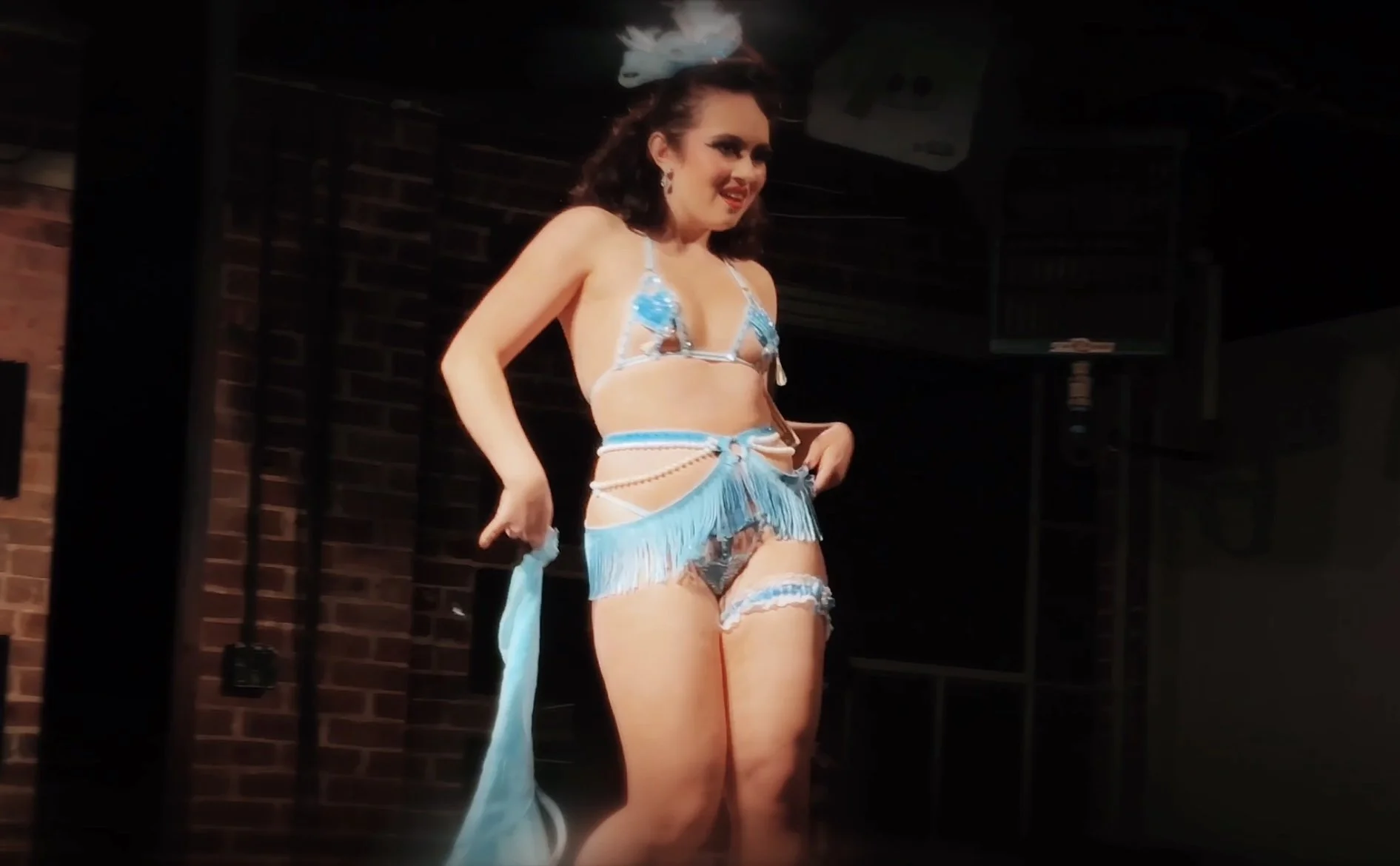 Bambi Karloff's Blue Angel burlesque in Bennington, VT.