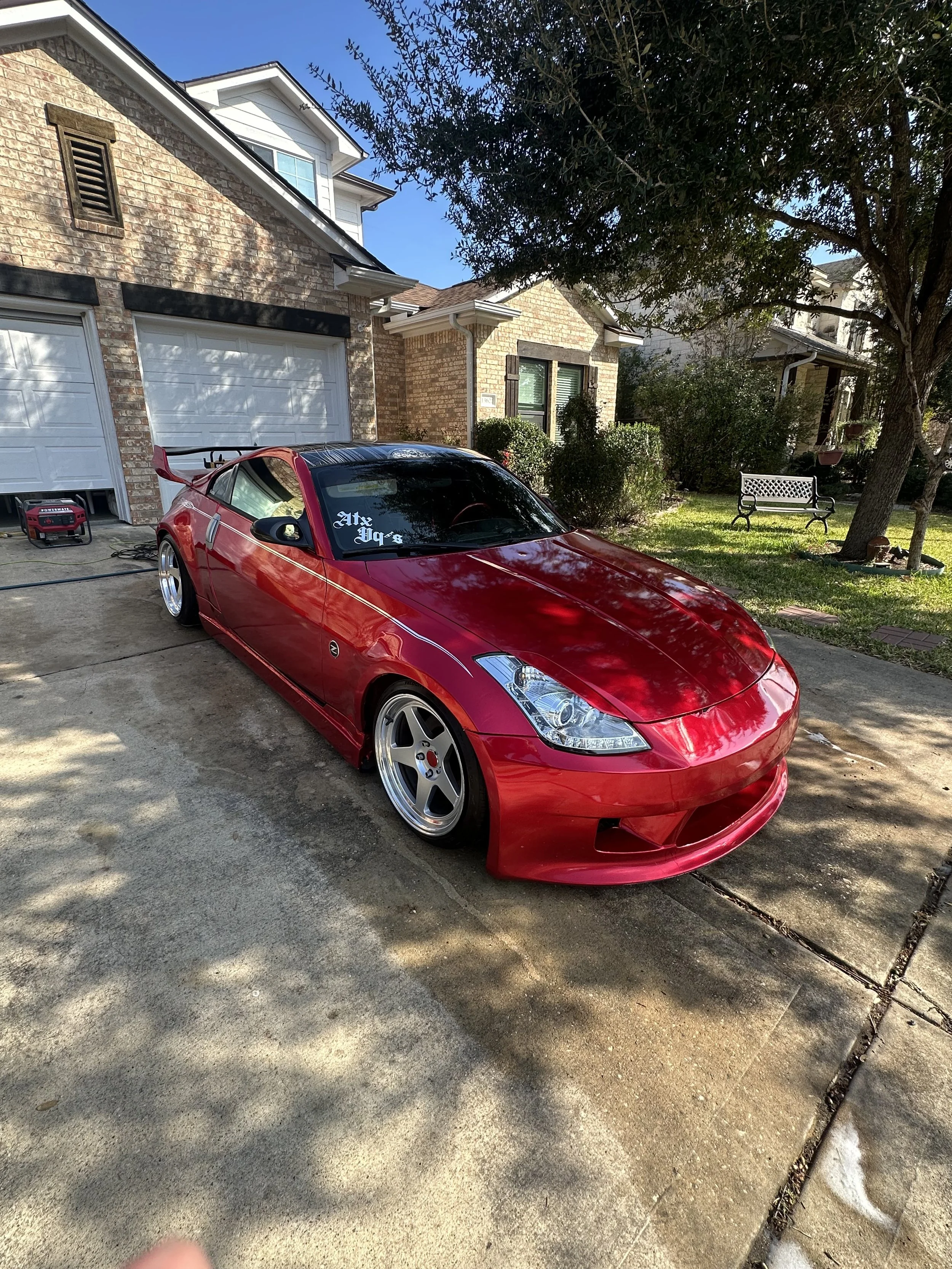 Nissan Z looking good after a proper wash in Manor Texas