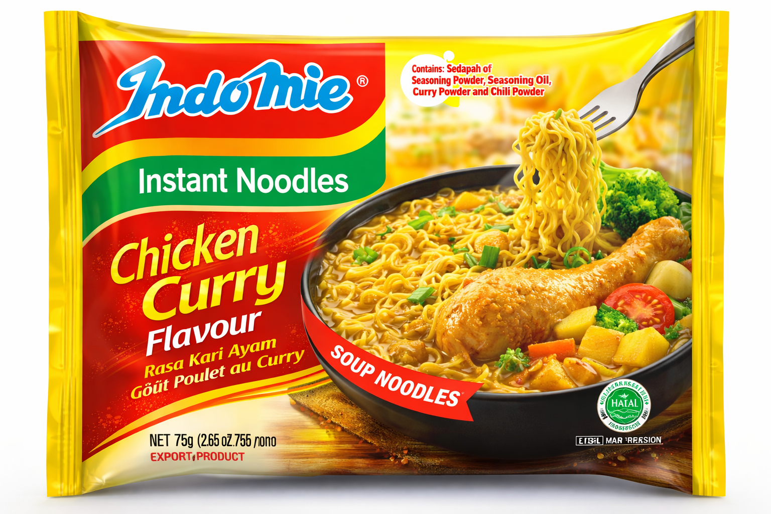 Chicken Curry Noodle  Soup