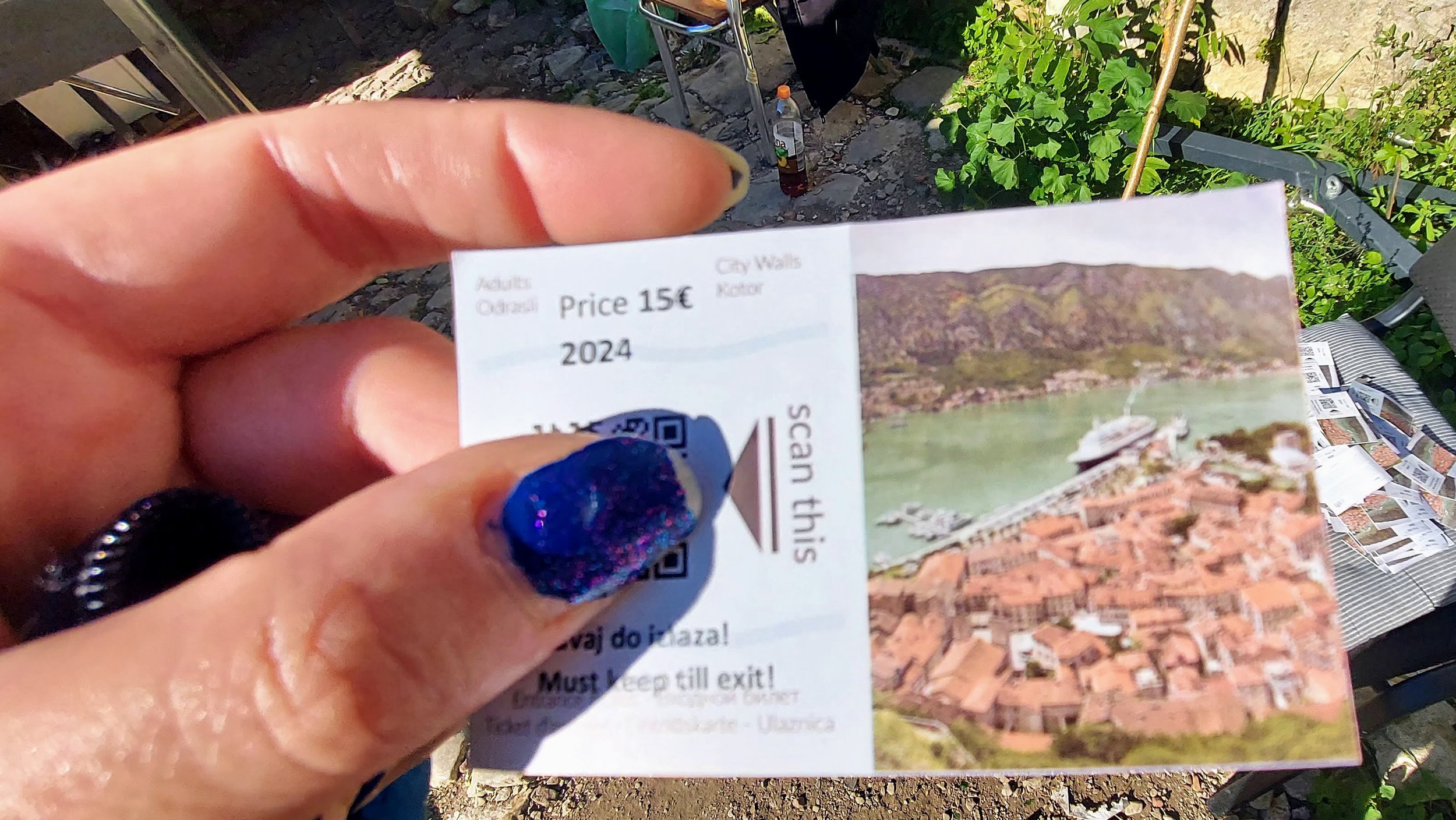 KOTOR, MONTENEGRO: HUBBY STILL DOWN N OUT AND WE’RE STILL ALONE