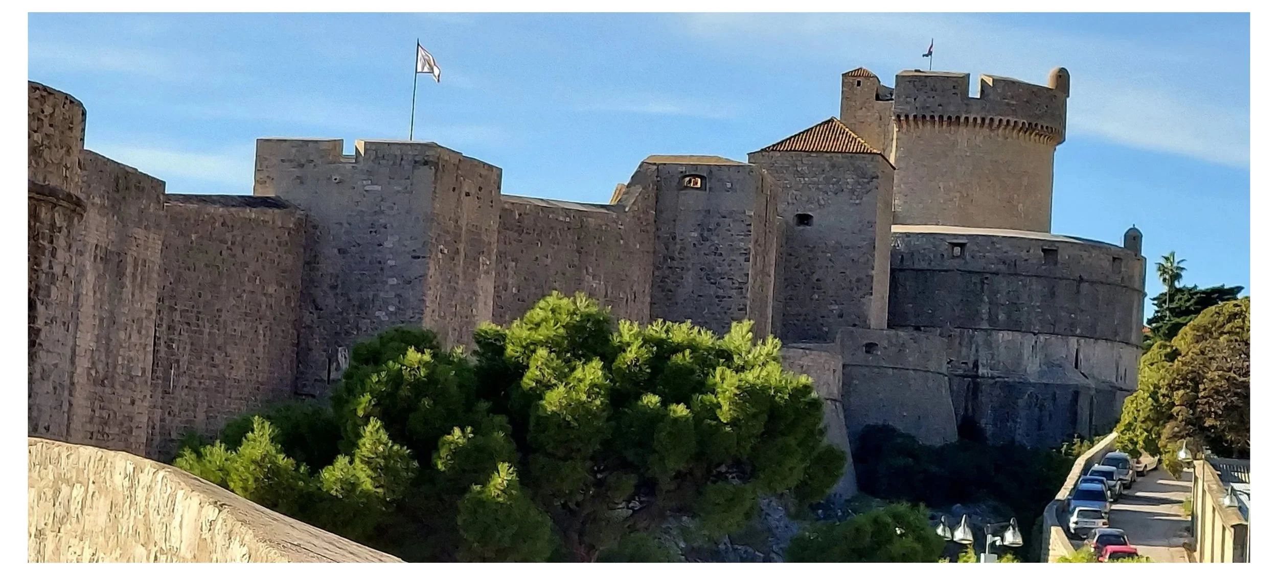 Dubrovnik, Croatia city walls. CompassChaos13 view from top of the city walls.  Photo taken by CompassChaos13 November 2024