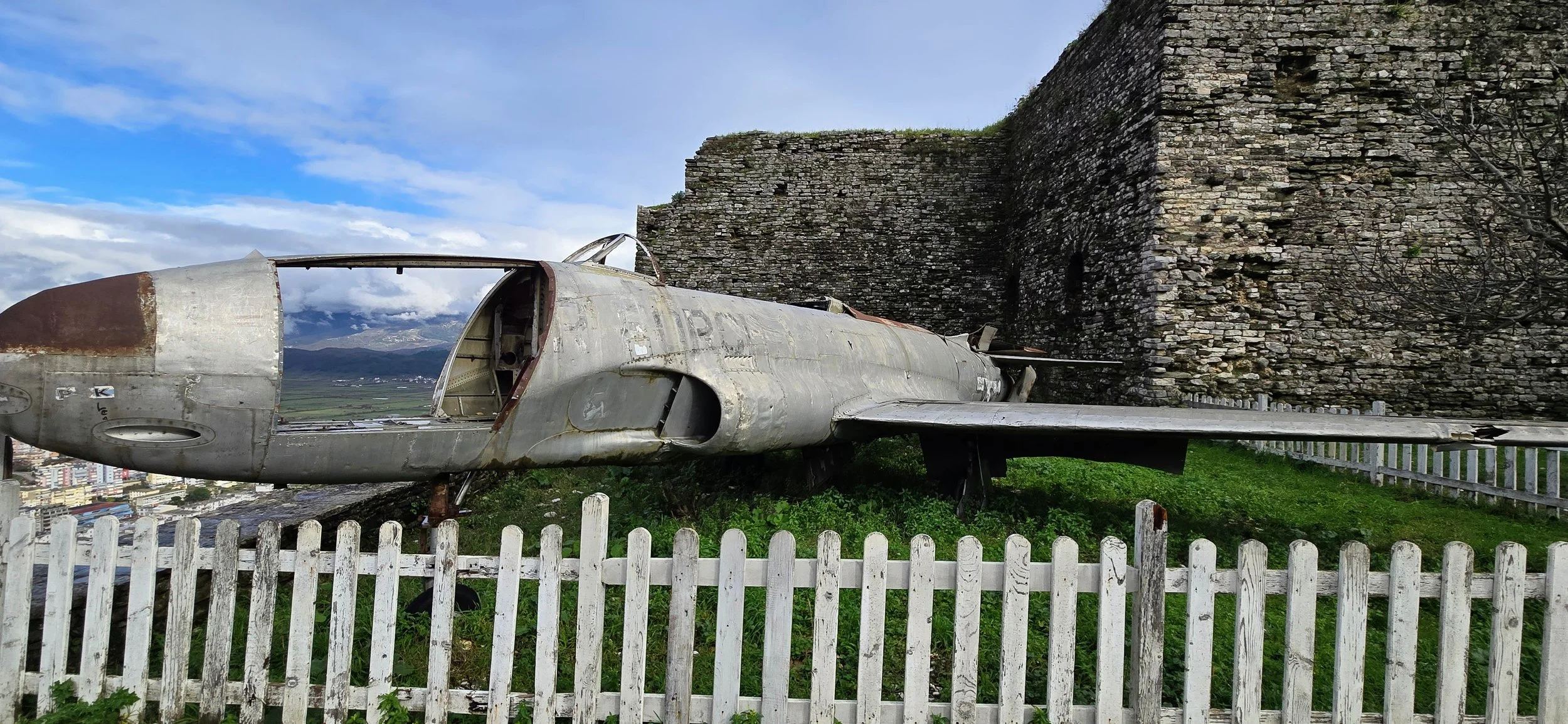 US Air Force plane in Albania from that era is the Lockheed T-33 Shooting Star, an American jet trainer forced down in December 1957