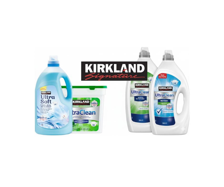 Gamme de lessives liquides Kirkland