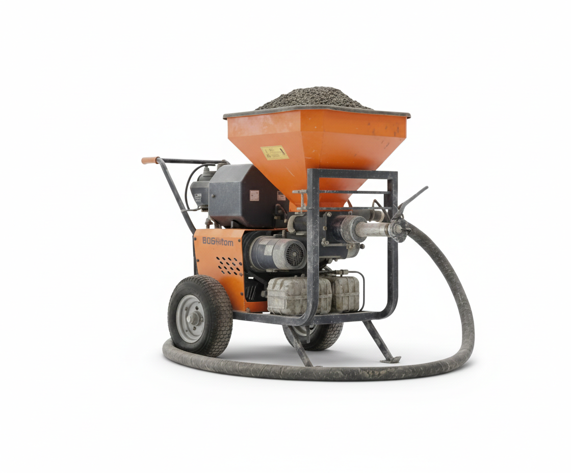 Machine de pulvérisation de mortier