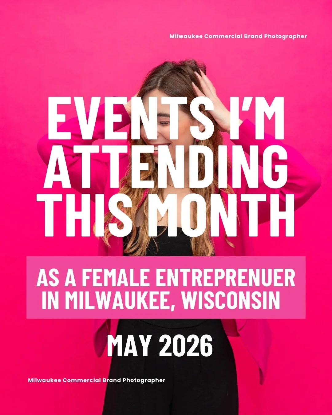 This month I&rsquo;ll be: 
✨Hosting our next Waukesha Women&rsquo;s Networking Night at @idyllicbubbletea with @positively_cecilynn (Tickets available through the link in my bio!) with speed networking. 

✨ Women&rsquo;s Entrepreneur Week! This is on