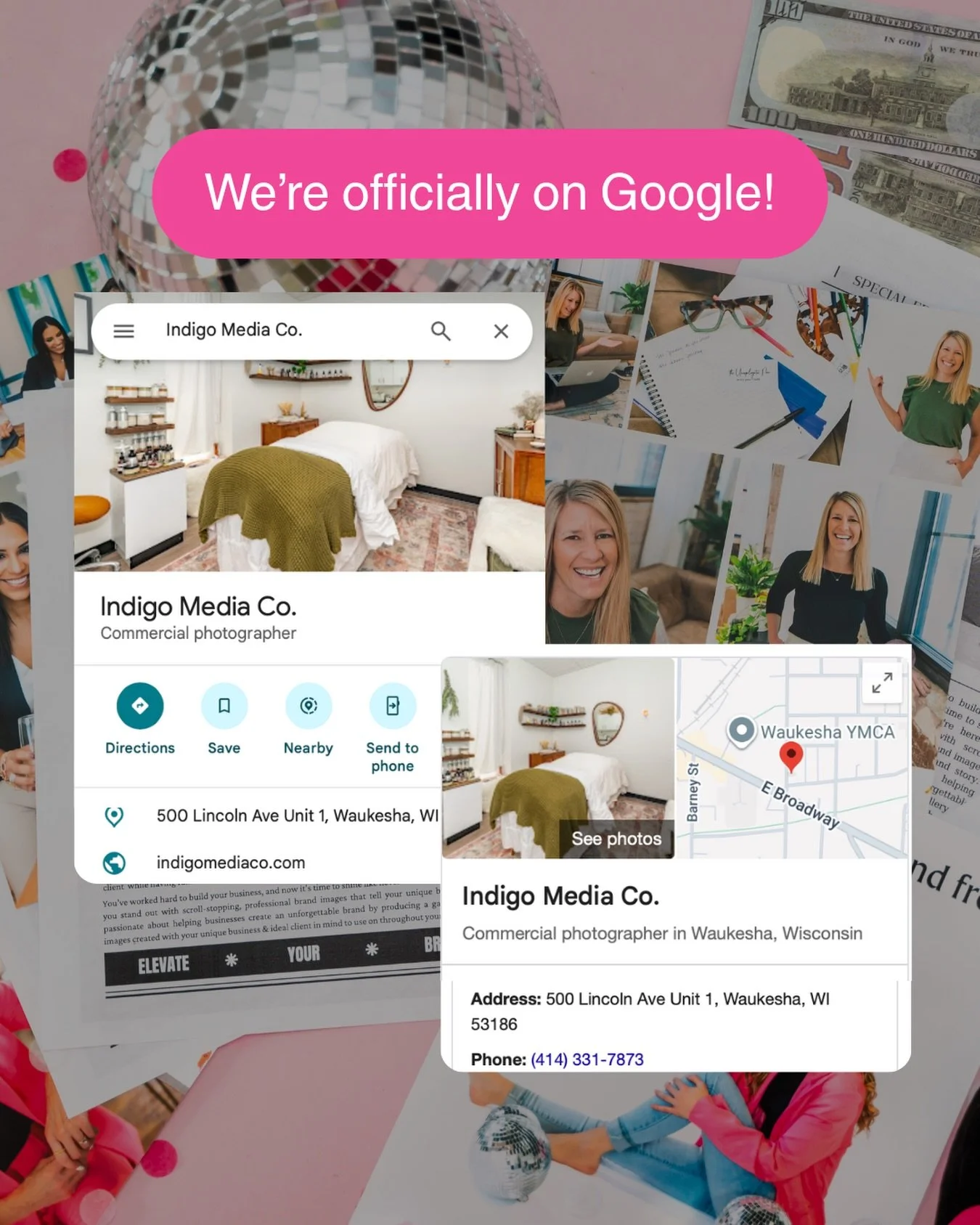 IT&rsquo;S OFFICIAL: Indigo Media Co. is on Google! 🎉

This probably sounds like a very normal business owner task, but after changing my business name earlier this year, getting everything updated on Google was, let&rsquo;s just say, a process.

Af