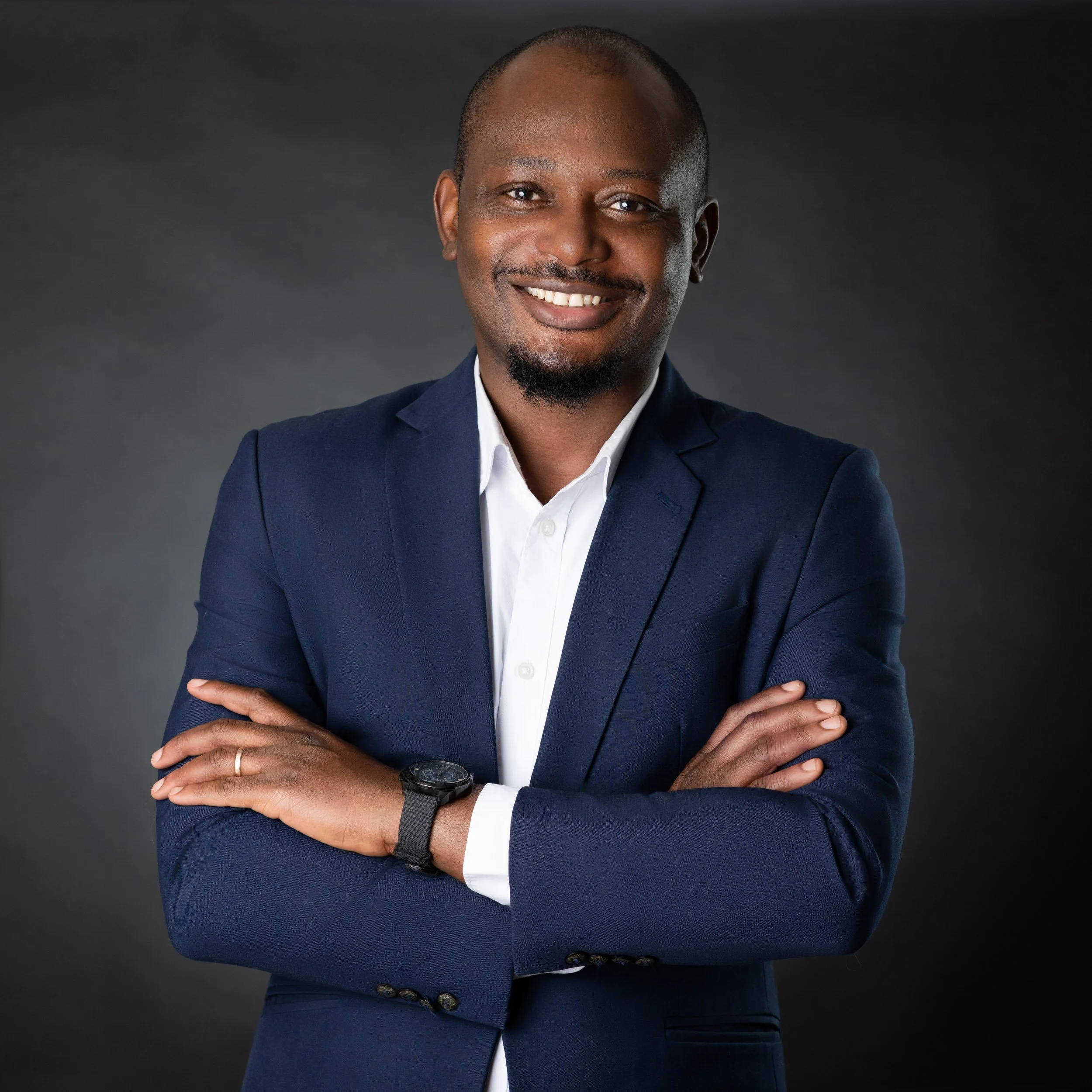 LinkedIn profile headshot captured in Warsaw, Poland, perfect for professional branding
