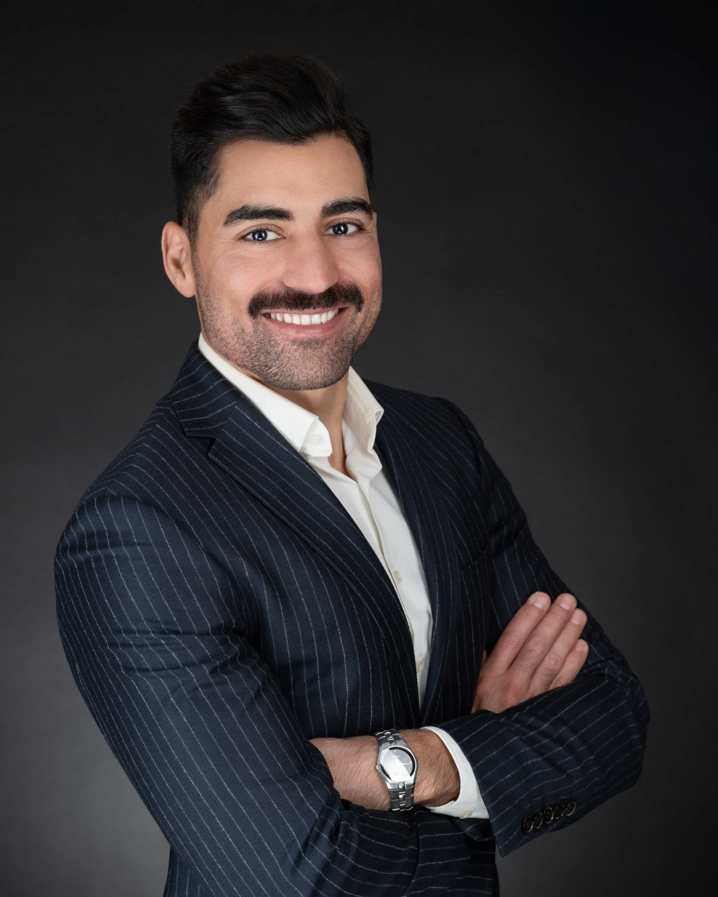 Professional business portrait for corporate role, photographed in Warsaw, Poland