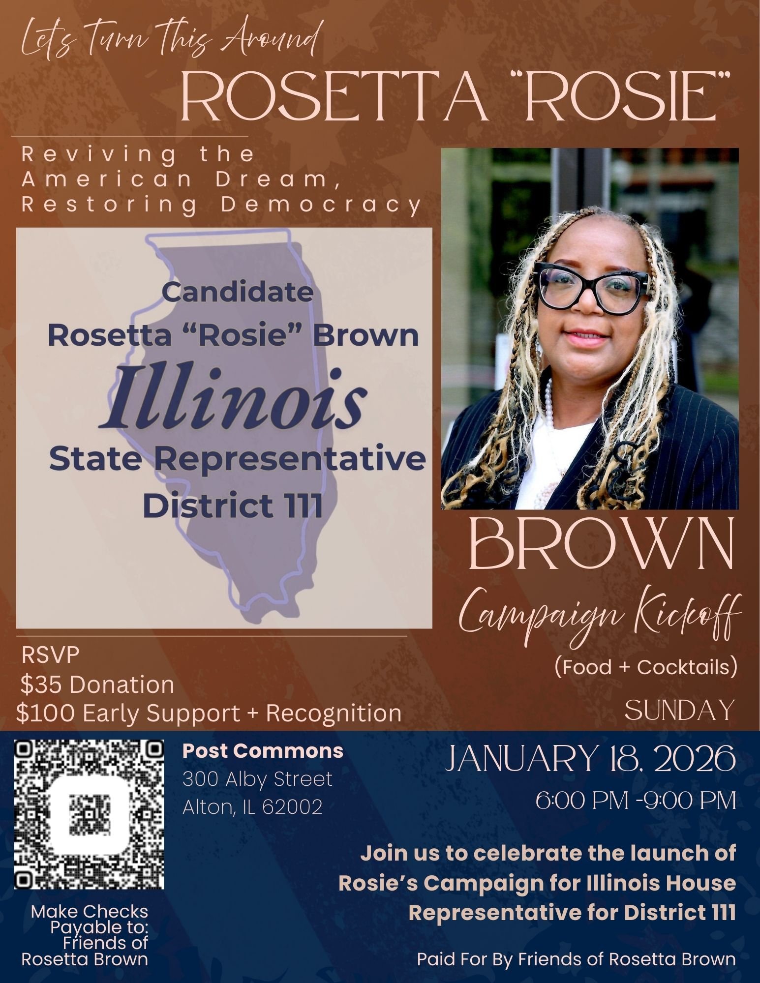 Rosie Brown’s Campaign Kickoff!