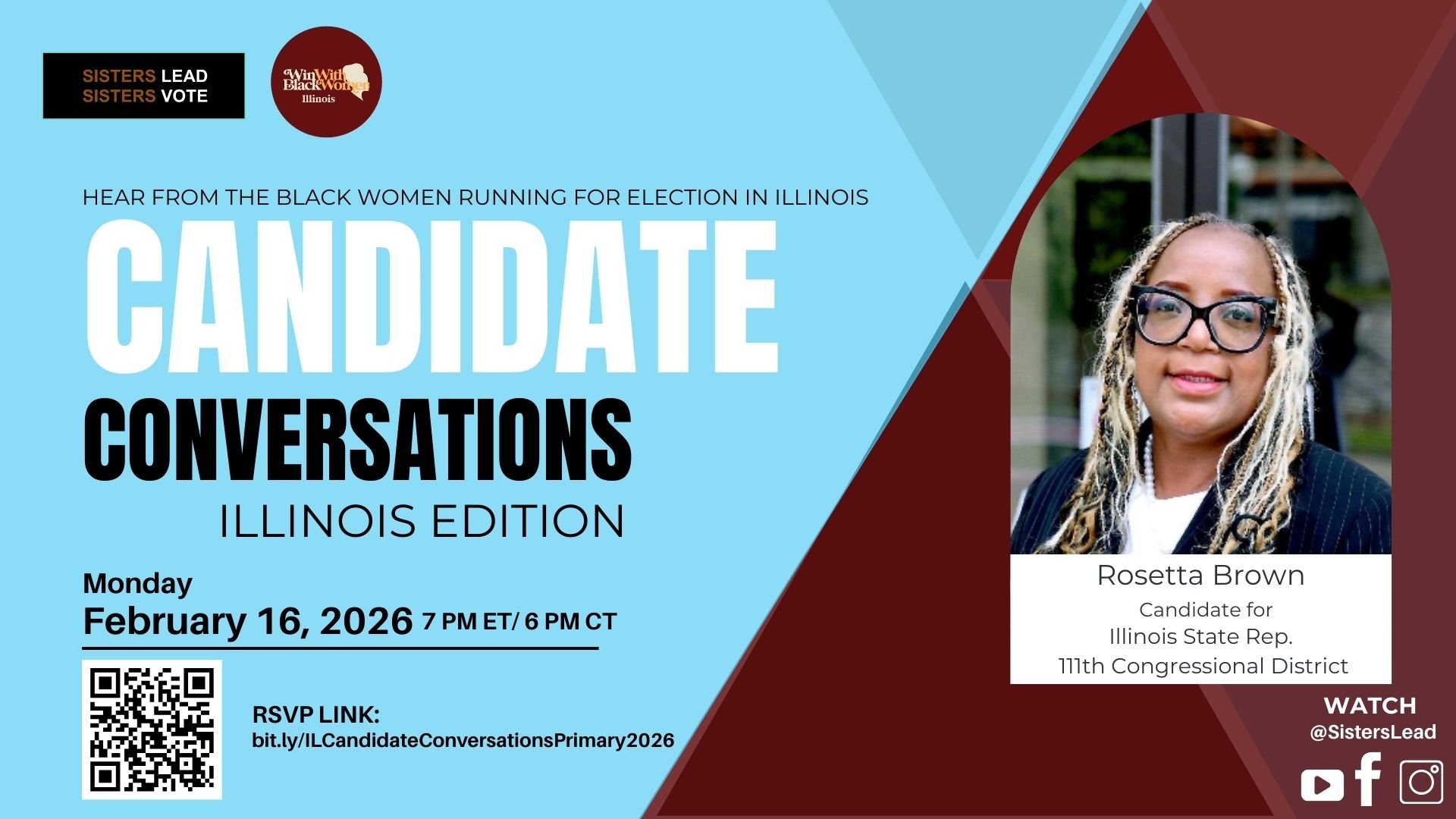 Illinois Candidate Conversations – WWBW IL x Sisters Lead Sisters Vote