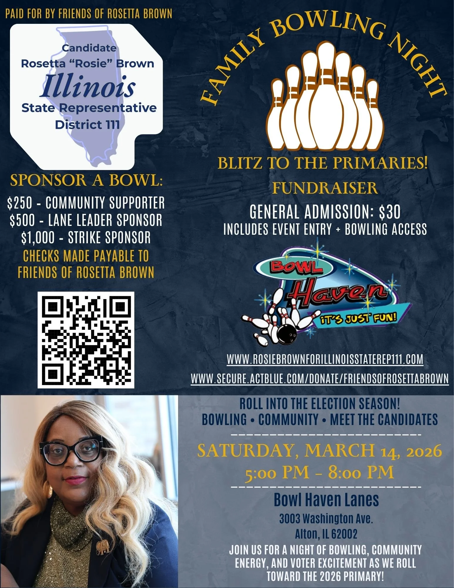 FAMILY BOWLING NIGHT! Blitz to the Primaries