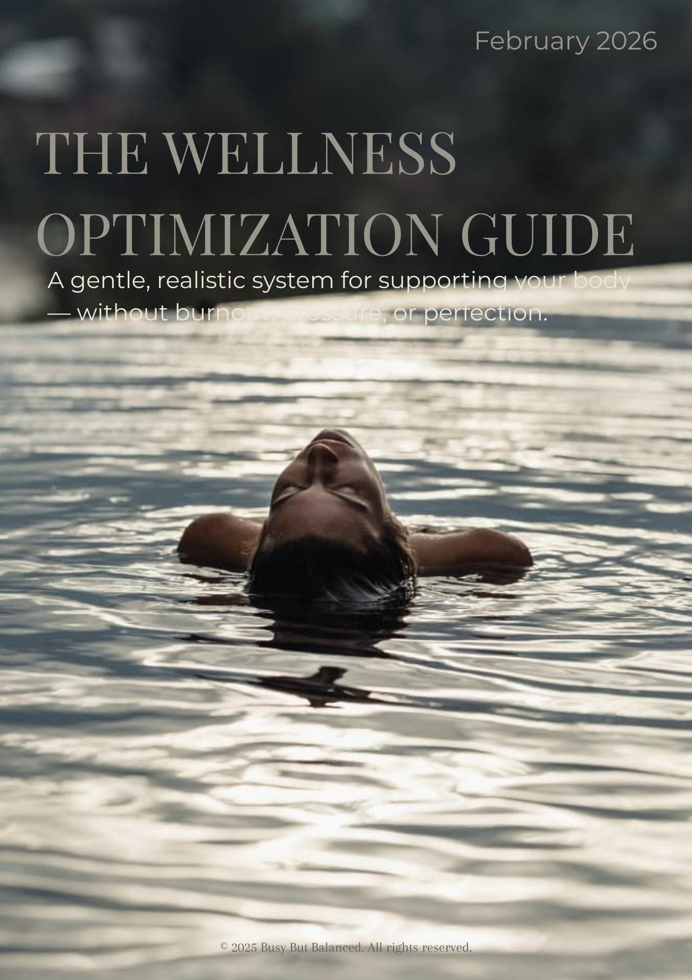 The Wellness Optimization Guide