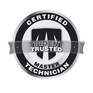 Trident Trusted Certified Master Technician badge.