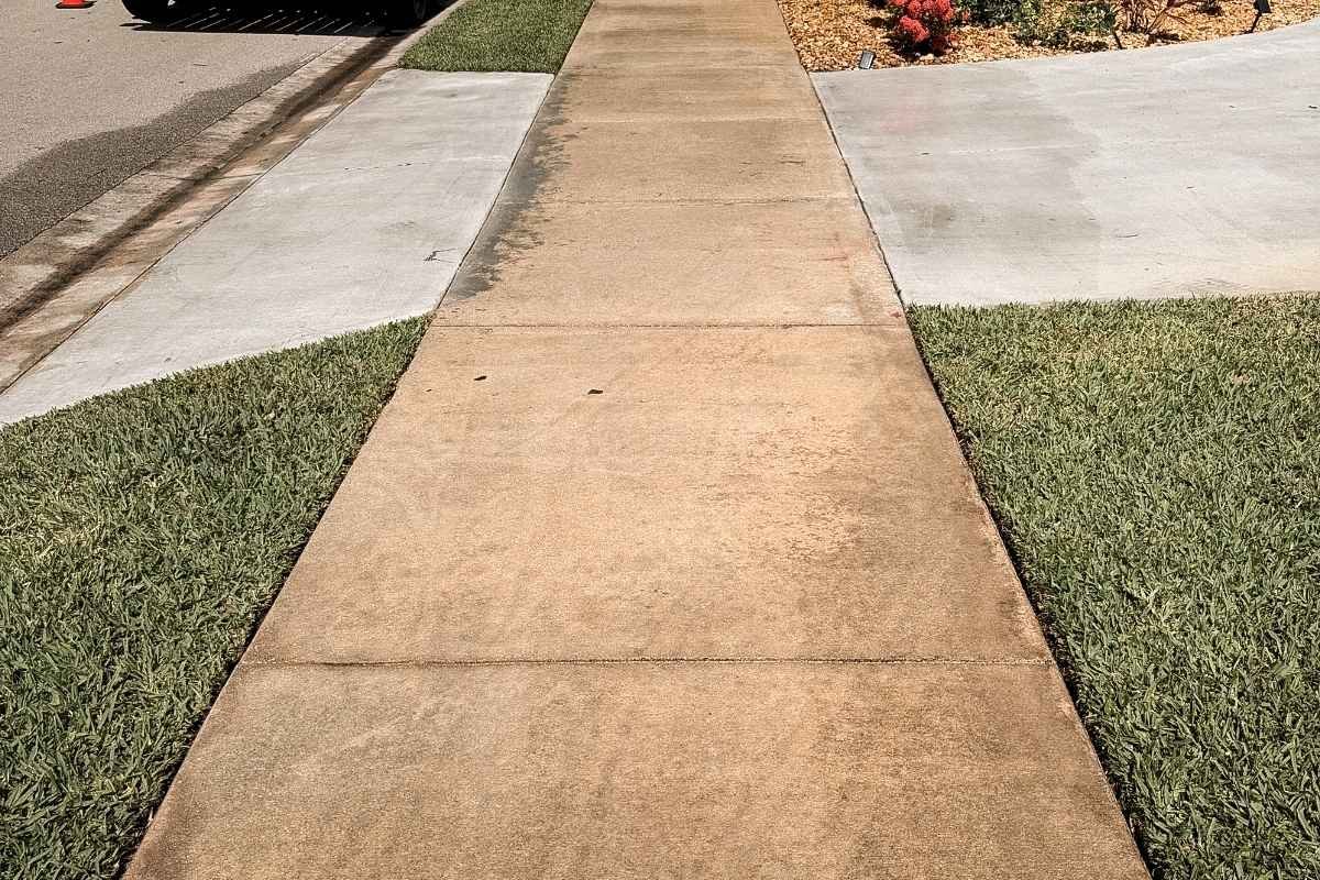 Professional exterior surface cleaning in Broward County after heavy rain to remove buildup and debris.