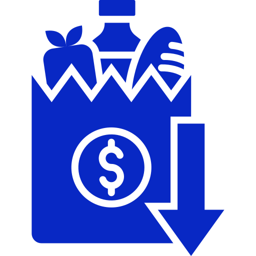 Icon of three people, two large and one small, embracing each other in a close family pose.