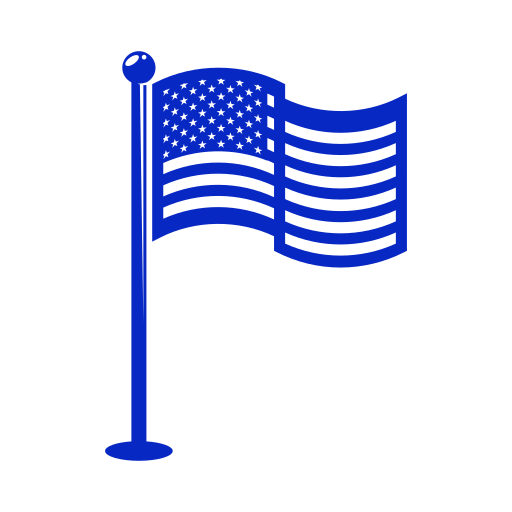 US Flag Symbolizing Immigration