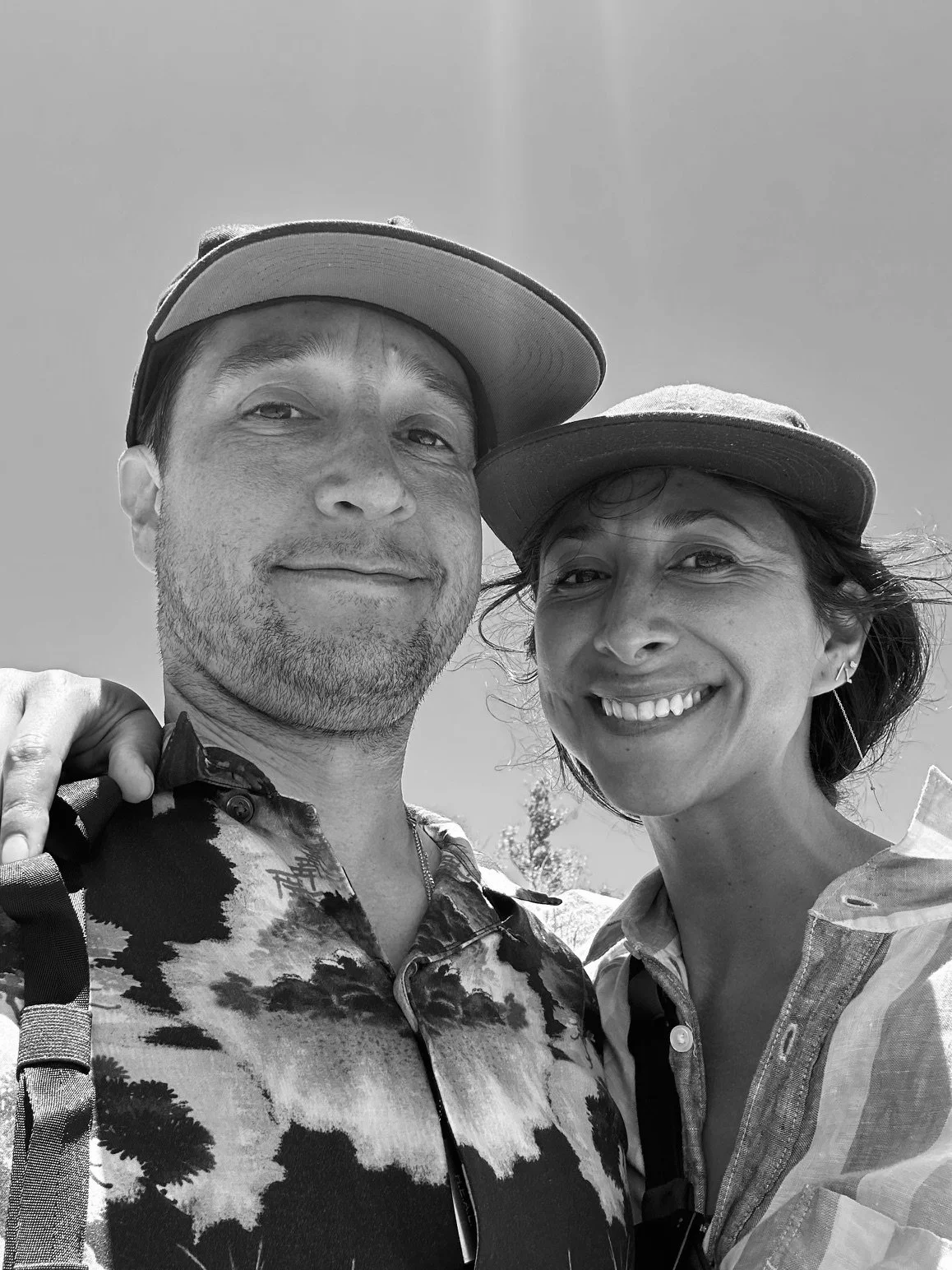 Hat wearing lovers