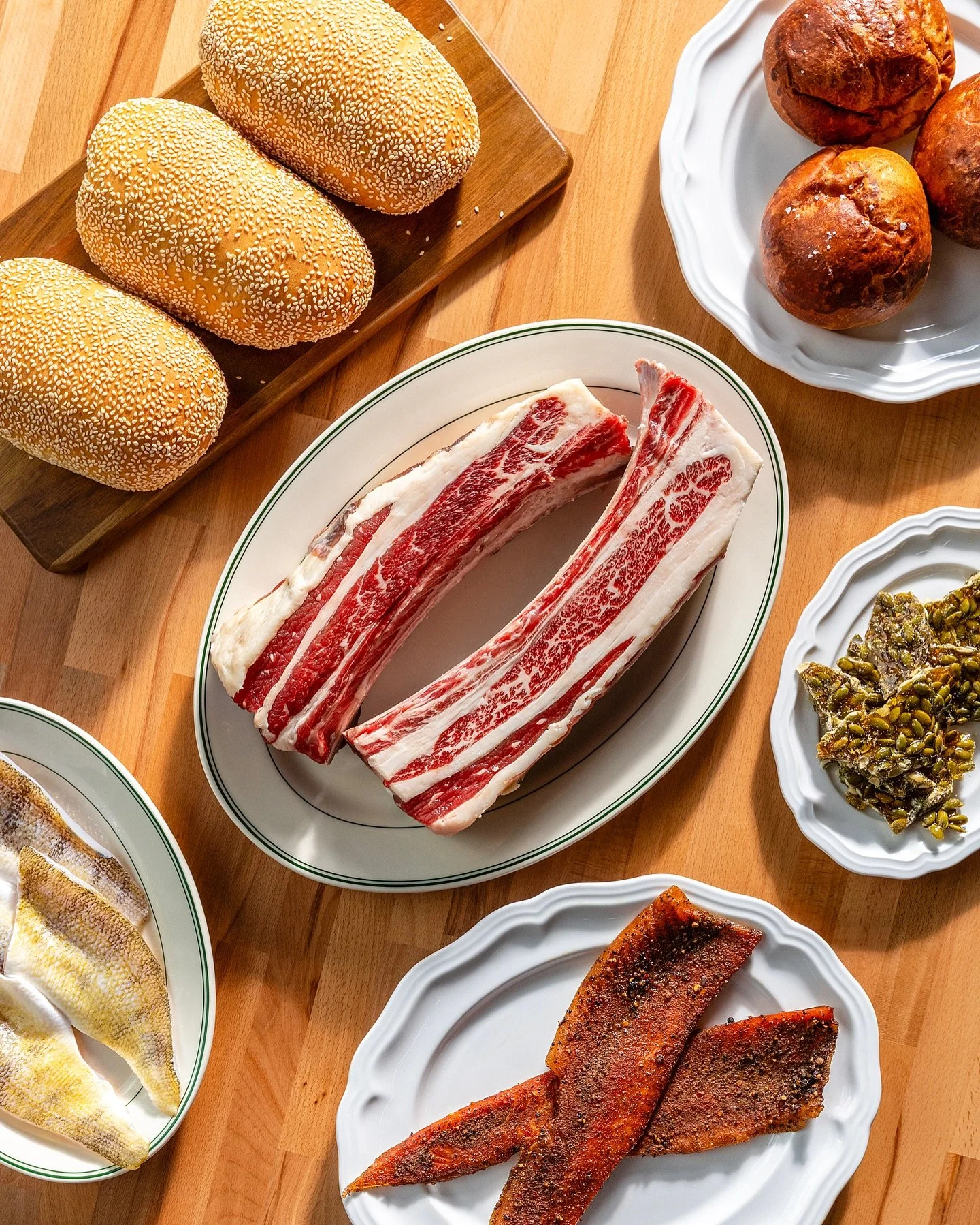 Just a taste @marrow_inthemarket 👀

House-butchered meats from responsibly sourced farms in the Great Lakes region. Fresh bread and pastries baked in-house daily. Our chef-driven menu is taking shape, and we&rsquo;re getting so close.

A great menu 