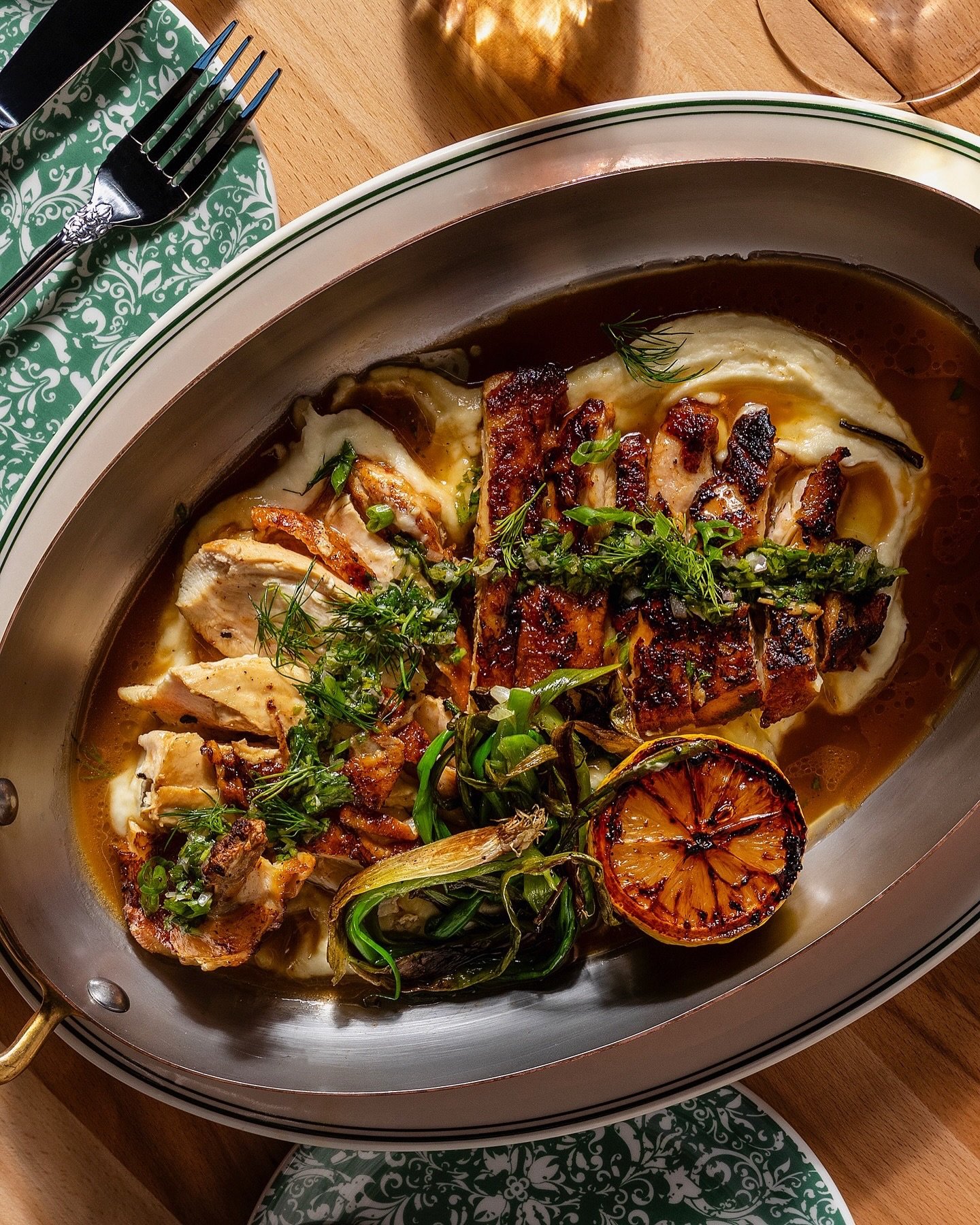 🍽️ Supper Club tonight!

Half smoked chicken with brown butter sauce, grilled walleye with pine nut raisin vinaigrette, or prime rib with horseradish butter - pick your protein and we&rsquo;ll handle the rest.

Everything comes family style: starter