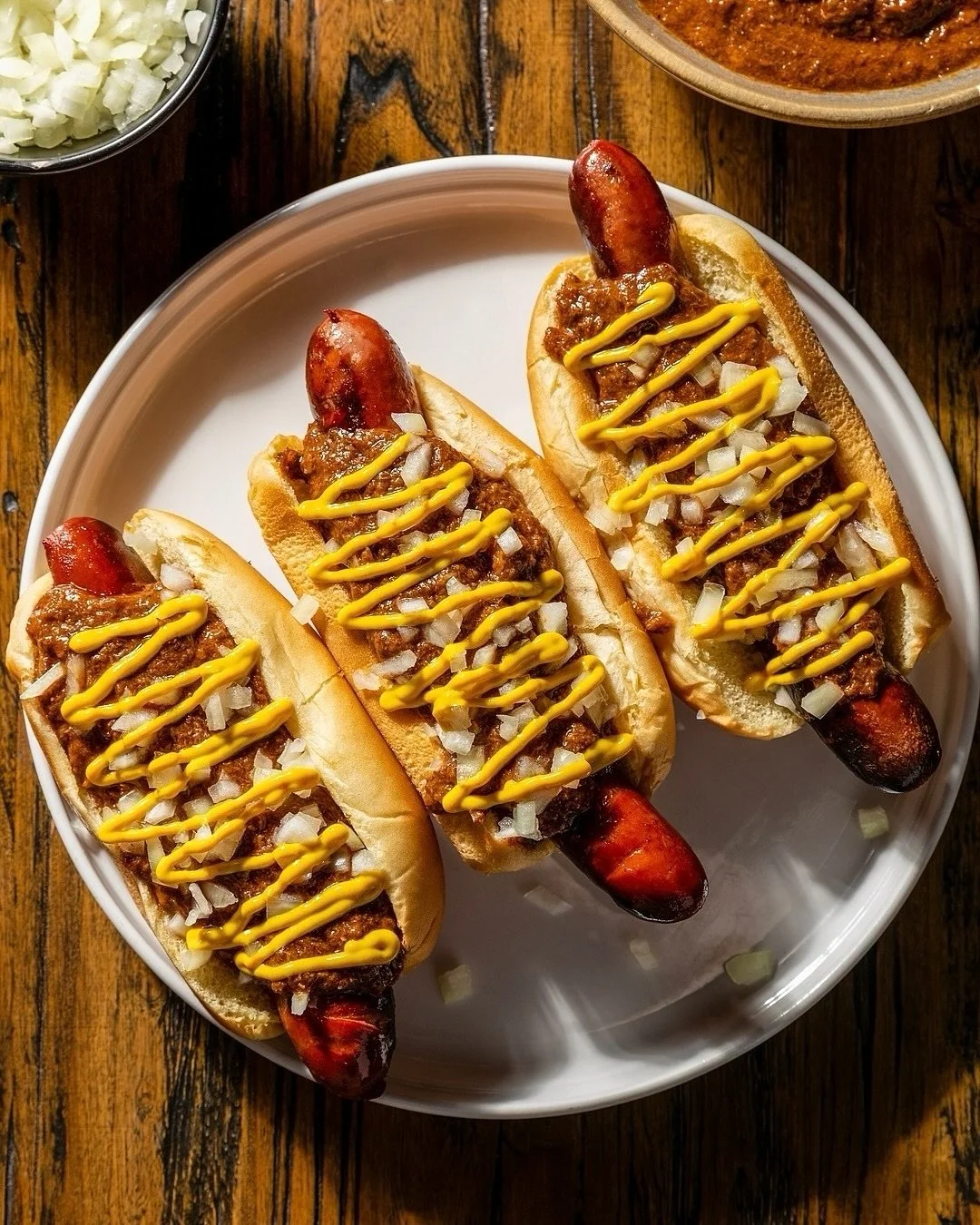 Opening Day menu is live and we are READY. Doors open at 9am.

Coneys loaded with Marrow Detroit Provisions beef heart chili sauce, mustard, and white onion. Brats grilled with roasted red peppers, onions, and horseradish sauce. Burnt ends, the Kerch