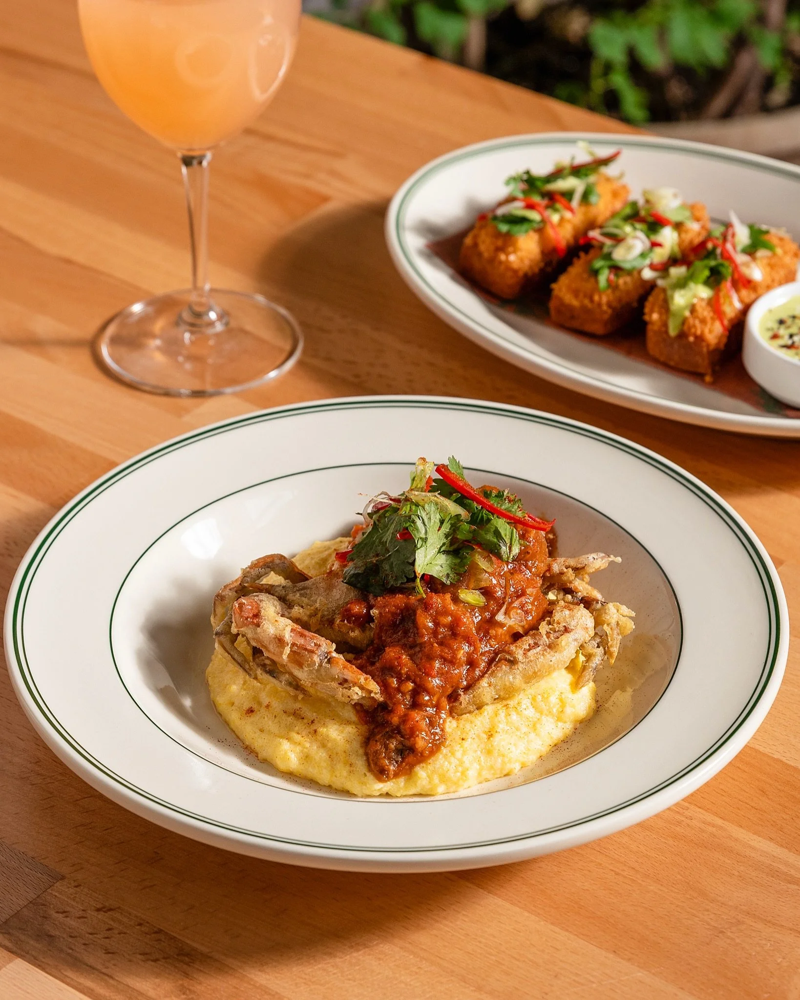 💥 Today&rsquo;s the day.

Looking forward to celebrating with all the moms today >> Chef Noelle and the crew have got a few very special dishes she&rsquo;s bringing to the table for today&rsquo;s brunch menu:

Soft-Shell Crab and Grits Sauce c