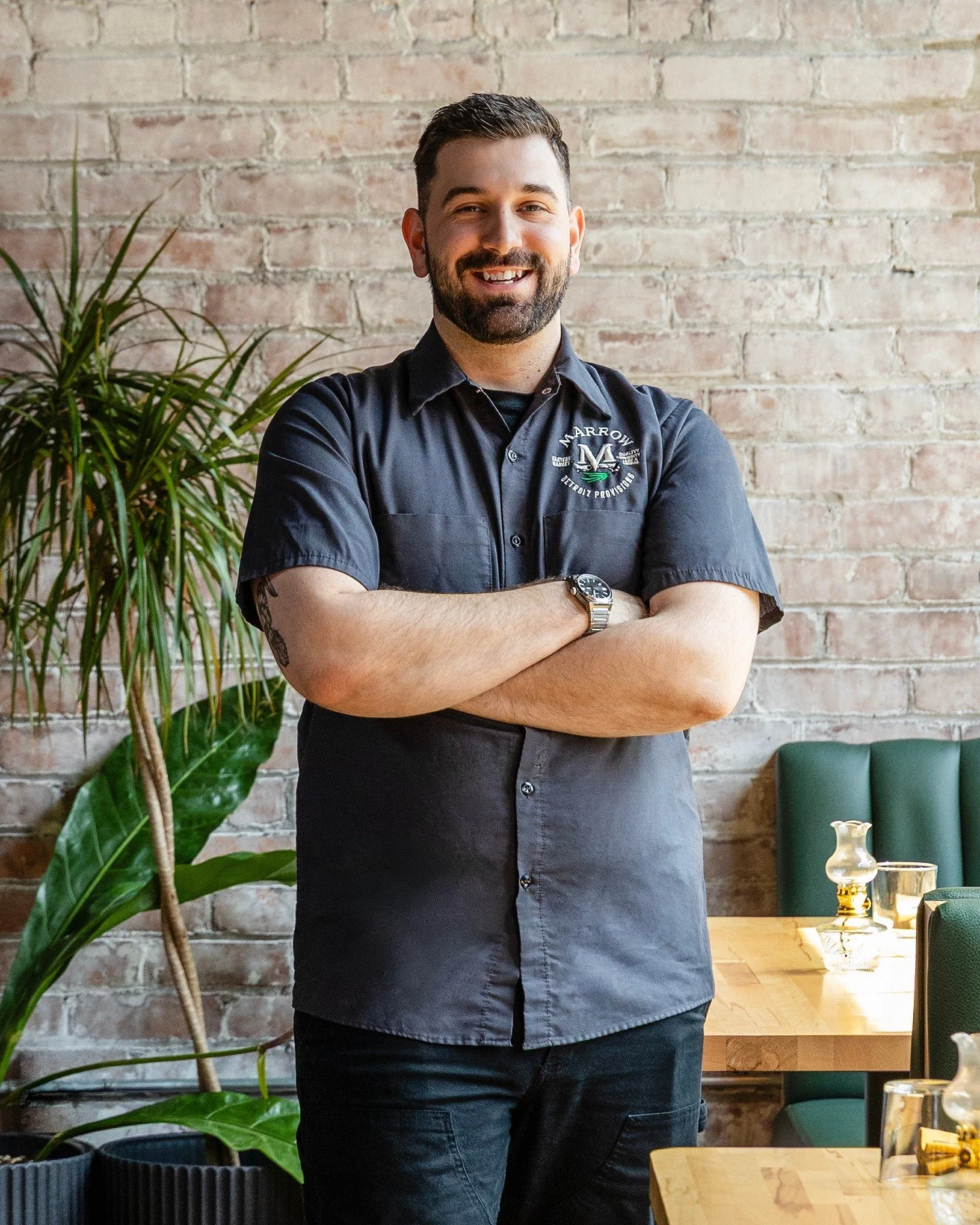 💥 Meet our new Chef de Cuisine at Marrow in the Market, Chef Ken Barker!

For the past six years, Chef Ken has been back home cooking in Detroit kitchens, where he and Chef Noelle have collaborated on projects over the years. Now they're back togeth