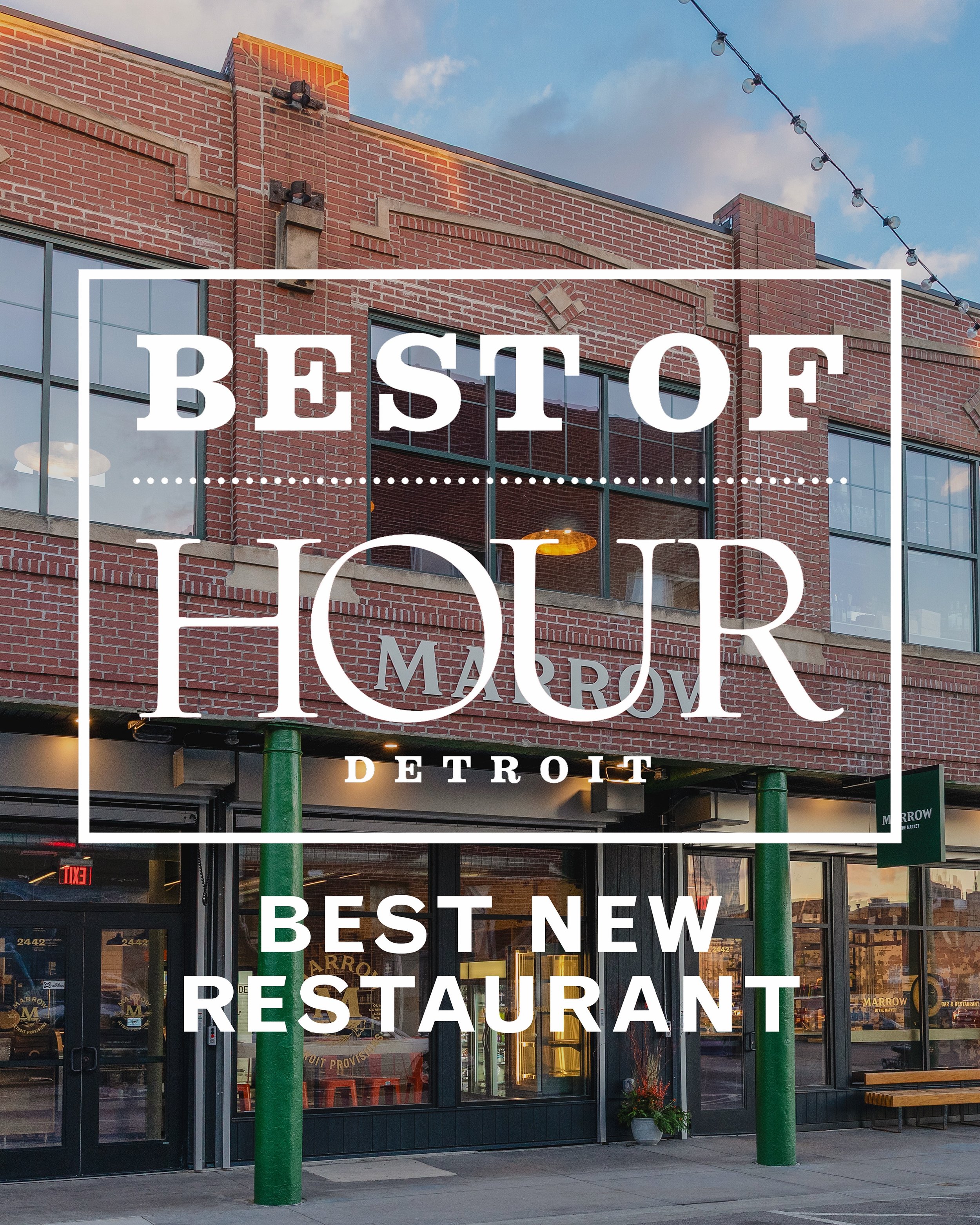 💥 It&rsquo;s official, Detroit.

Hour Detroit readers named us, @marrow_inthemarket, Best New Restaurant in @hourdetroitmagazine&rsquo;s Best of Detroit. Reader voted, straight from y&rsquo;all, and we&rsquo;re floored.

A few months ago this was a 