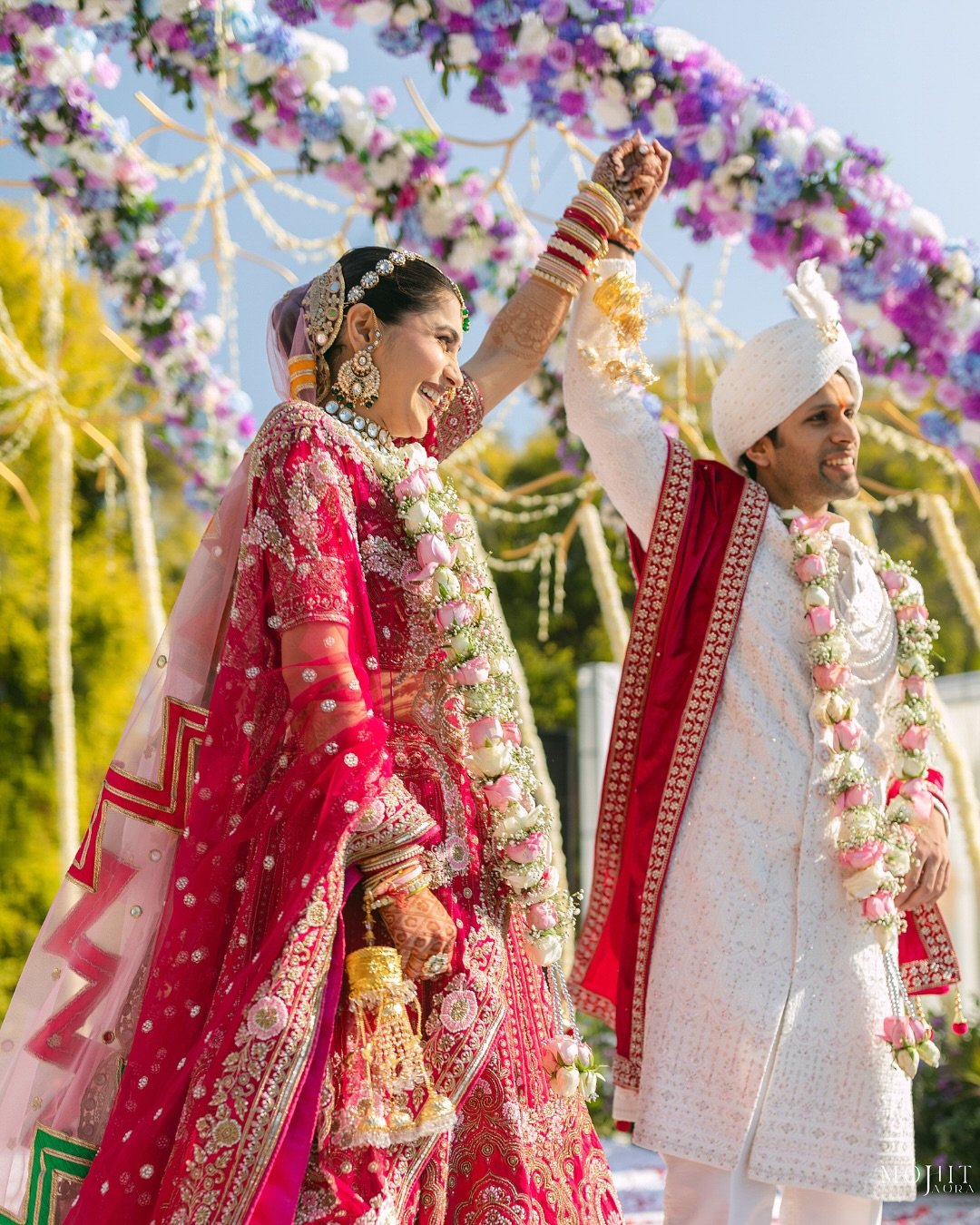 From vibrant celebratory moments to intricate details and breathtaking portraits, every essence of @shivangi.singh.20 and @mukundmadhav_goyal wedding was captured with a deep appreciation for the love, joy, and connection shared between the couple.

