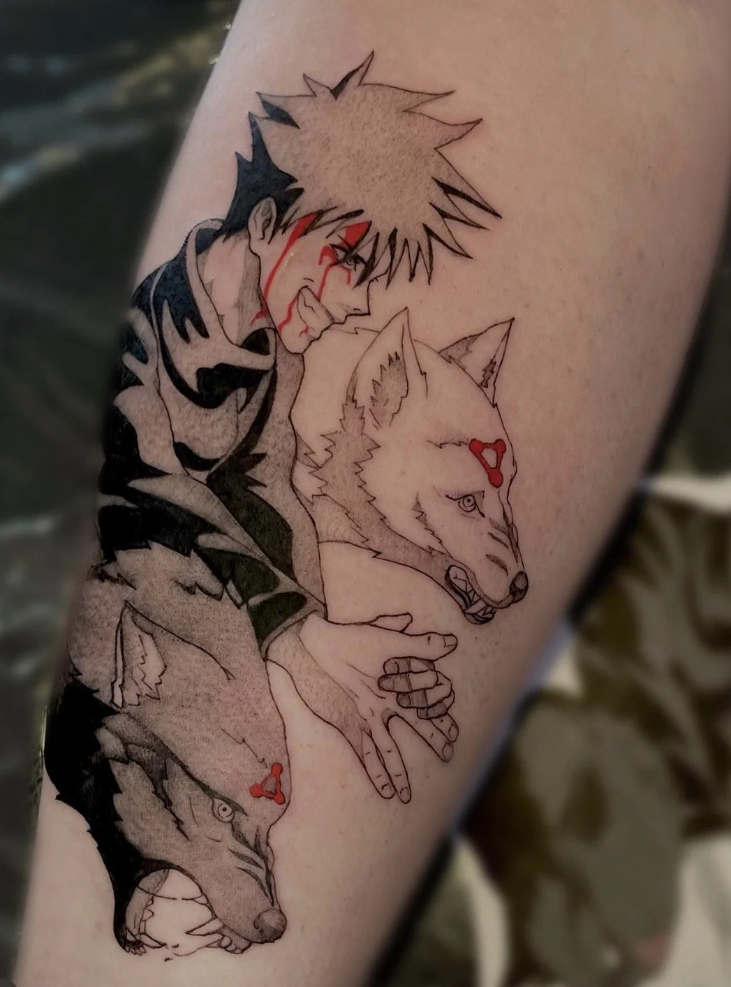 Custom Megumi from Jujutsu Kaisen
- Anime tattoos Hamilton