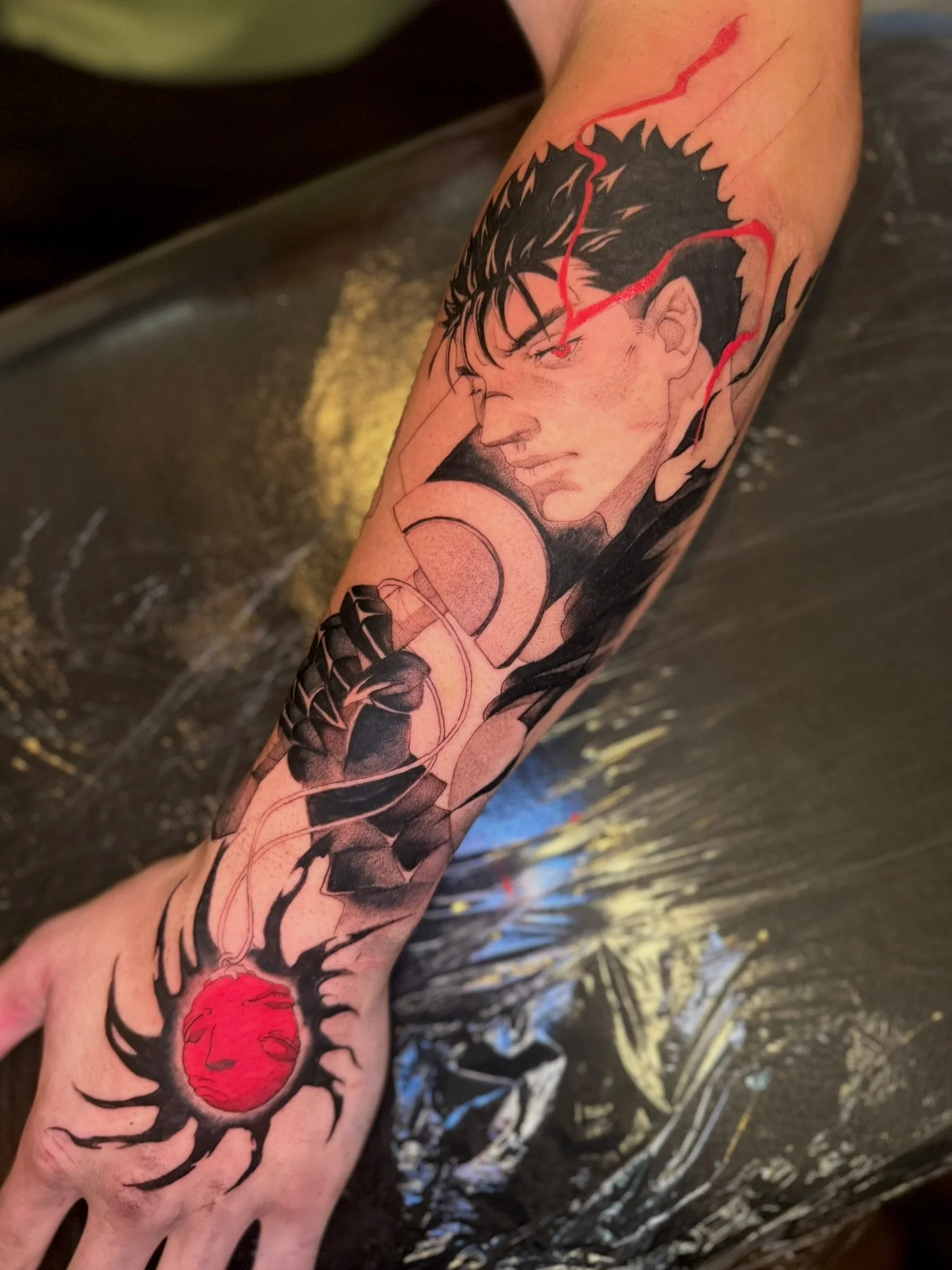 Custom Guts from berserk 

- Anime tattoos Hamilton